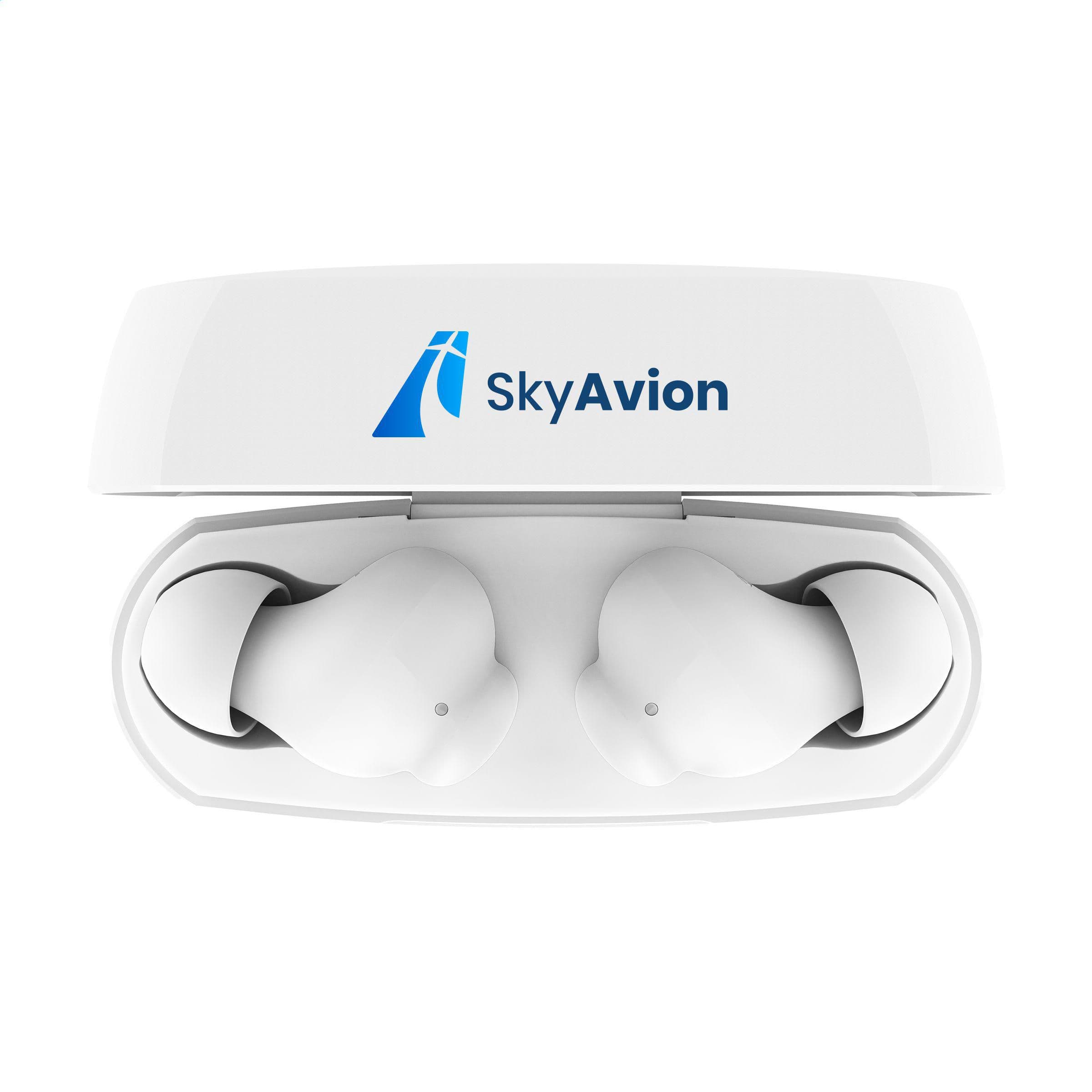 Écouteurs sans fil Belkin SoundForm Rhythm en situation