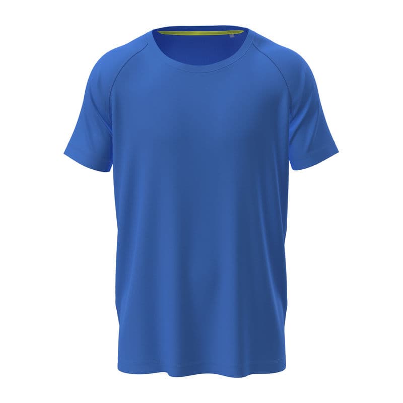 Mesh Raglan Unisex T-shirt coloris Bleu roi vif