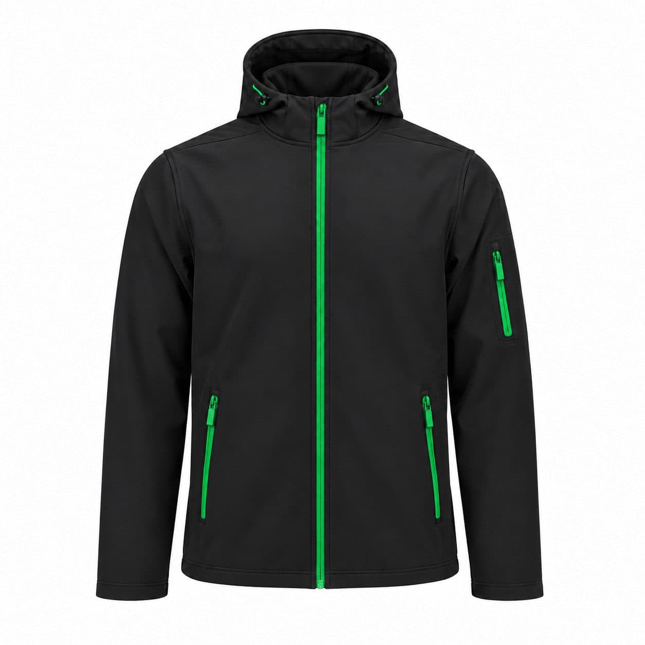 ATLANTIC HOODIE coloris Noir / Vert kelly