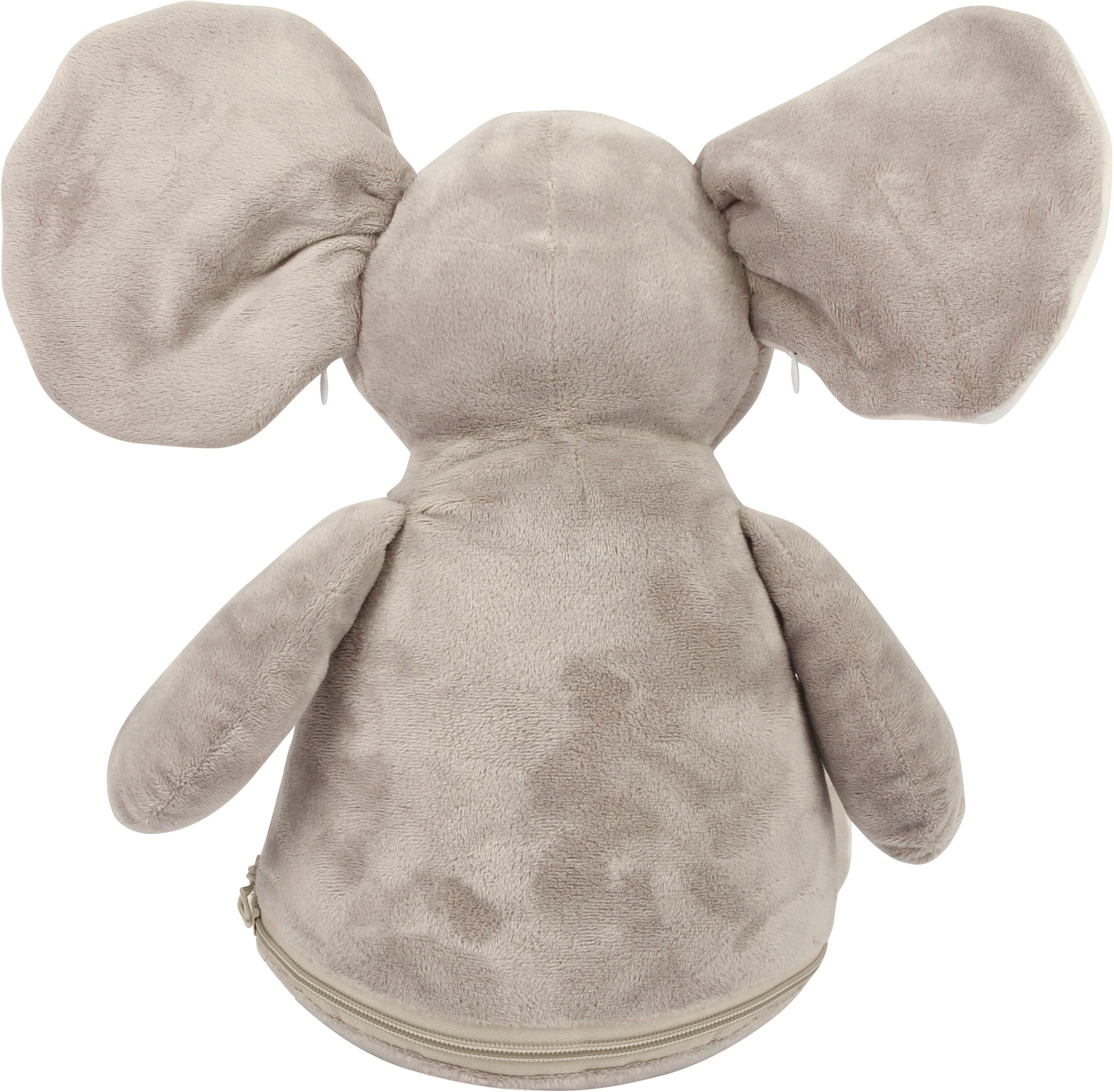 Peluche zippée Éléphant en situation