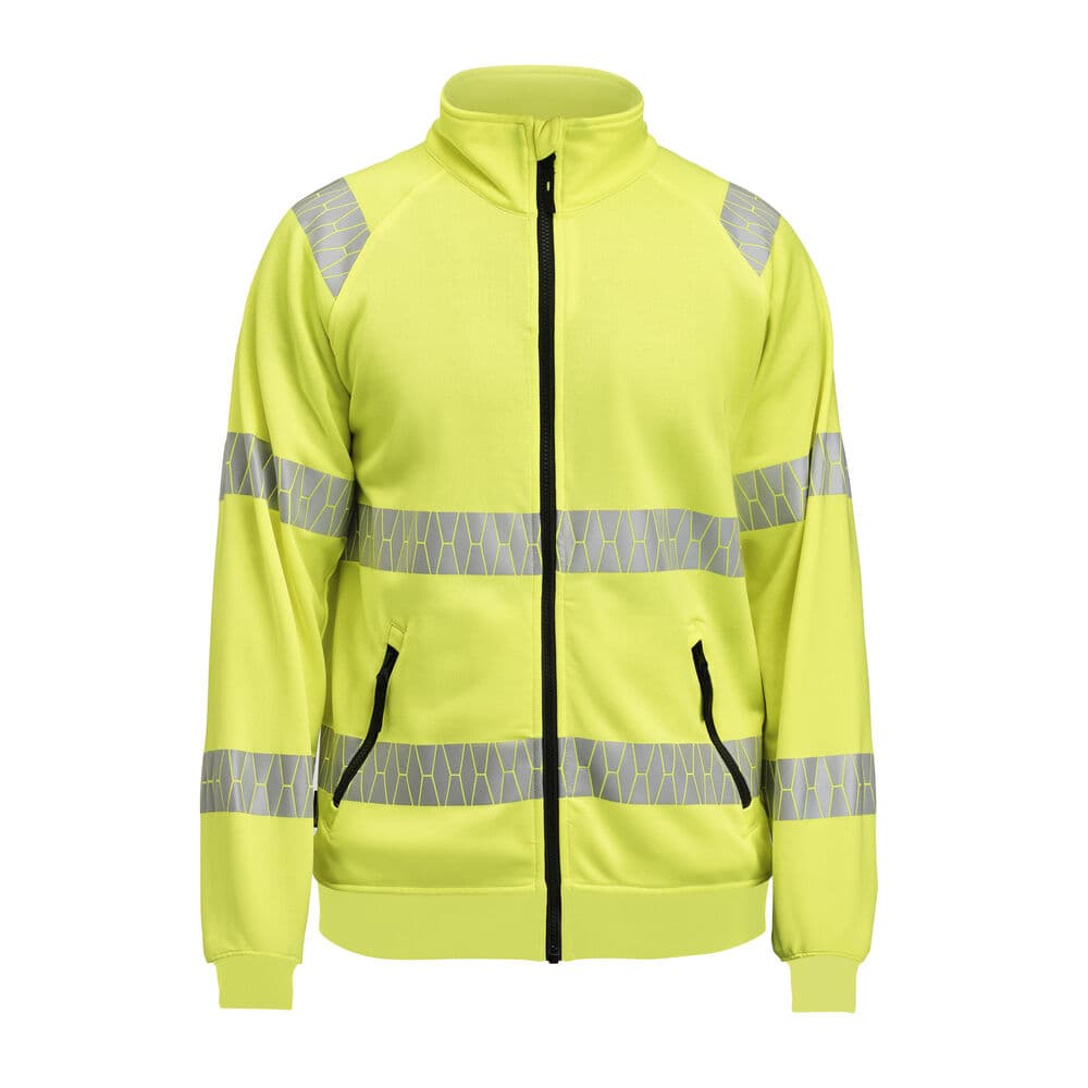 Jobman 5325 Sweatshirt Full-Zip Hi-Vis