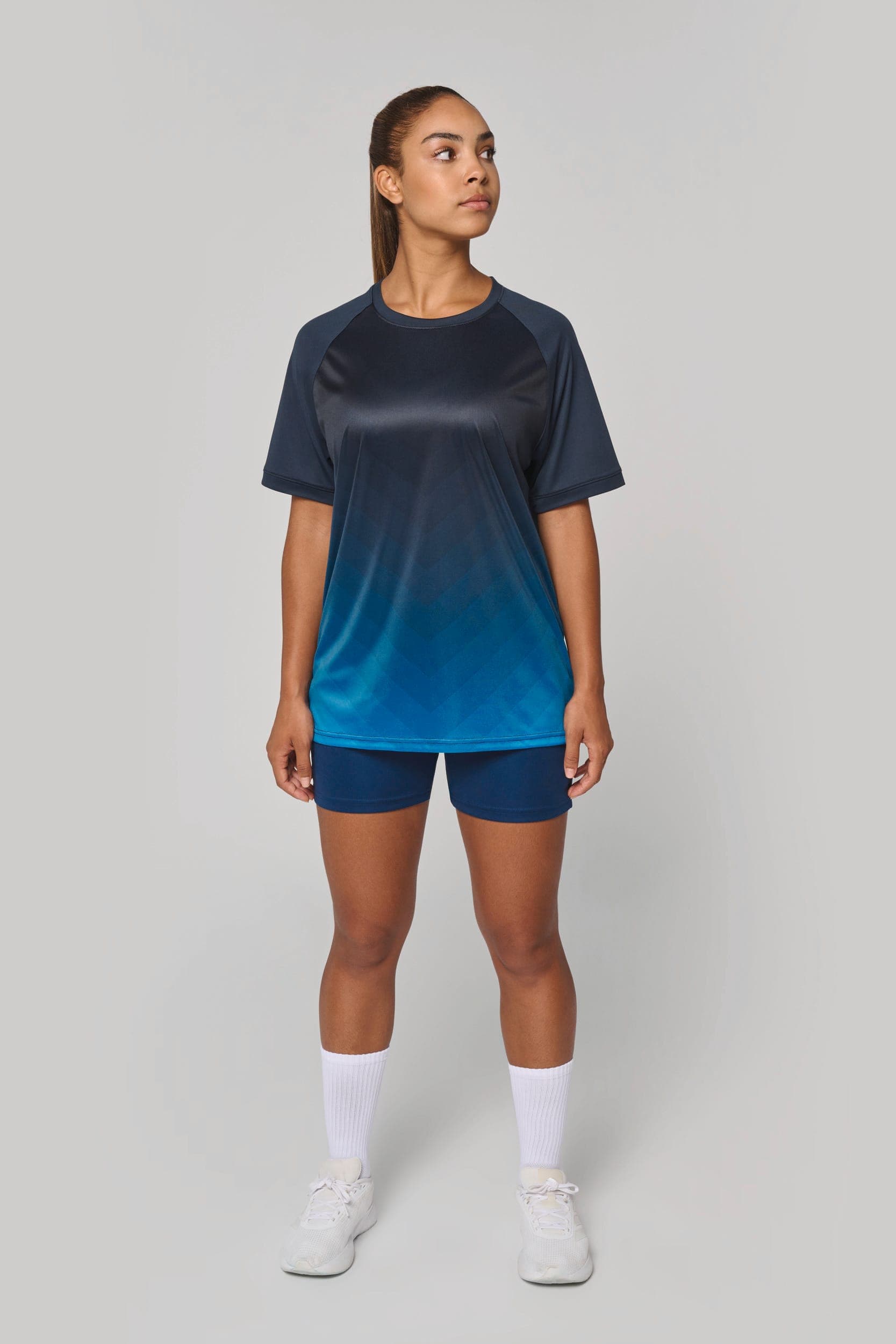Maillot multisport polyester sublimé unisexe en situation
