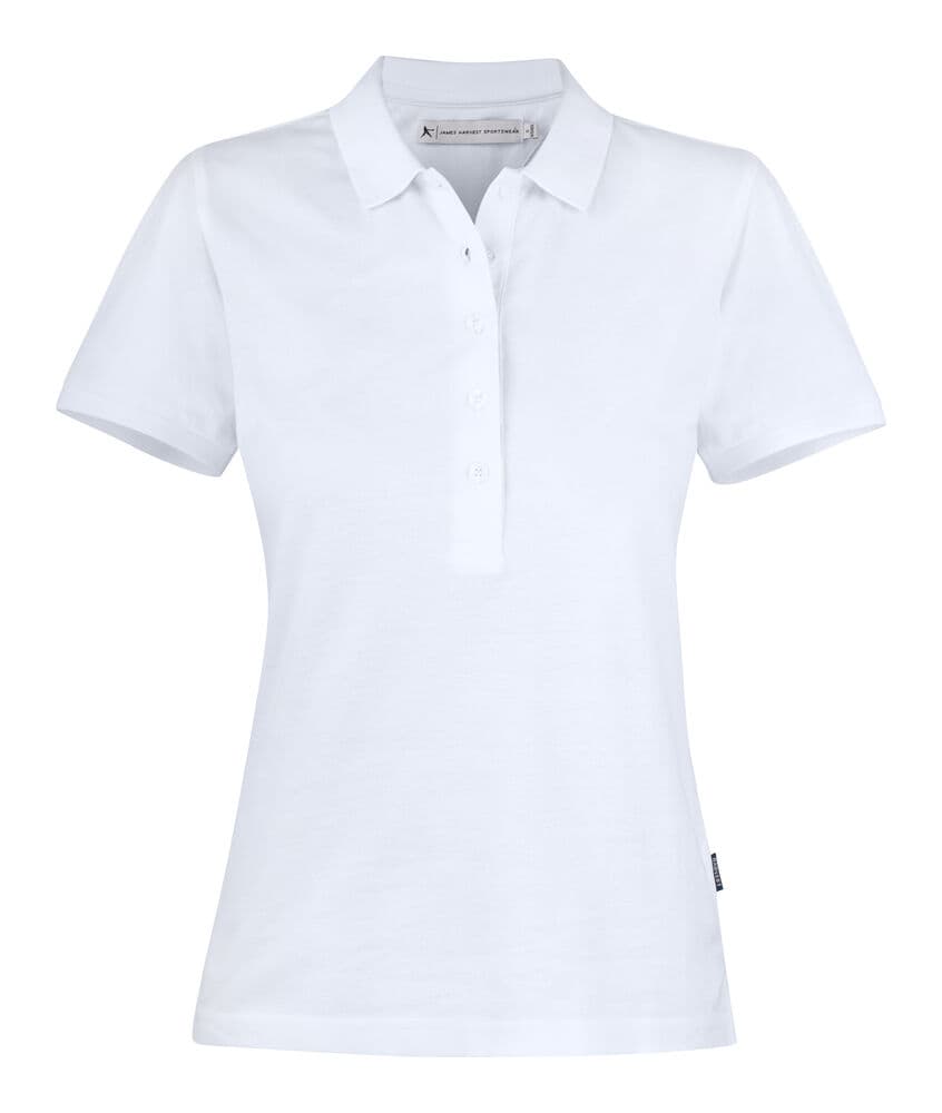 Neptune Polo Piqué Femmes coloris Blanc