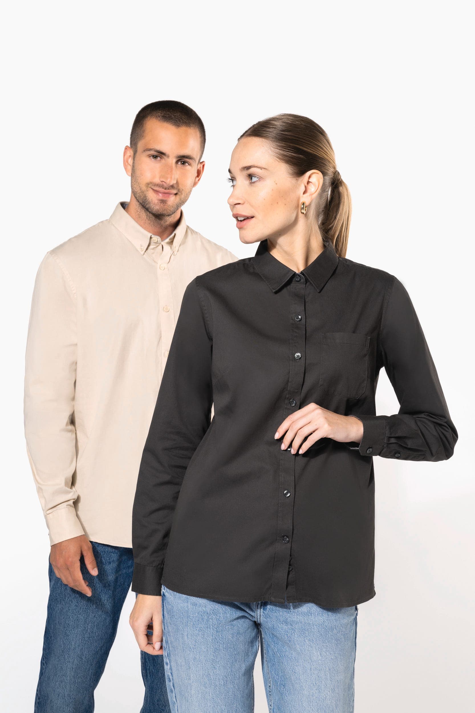 Chemise coton manches longues Nevada homme en situation