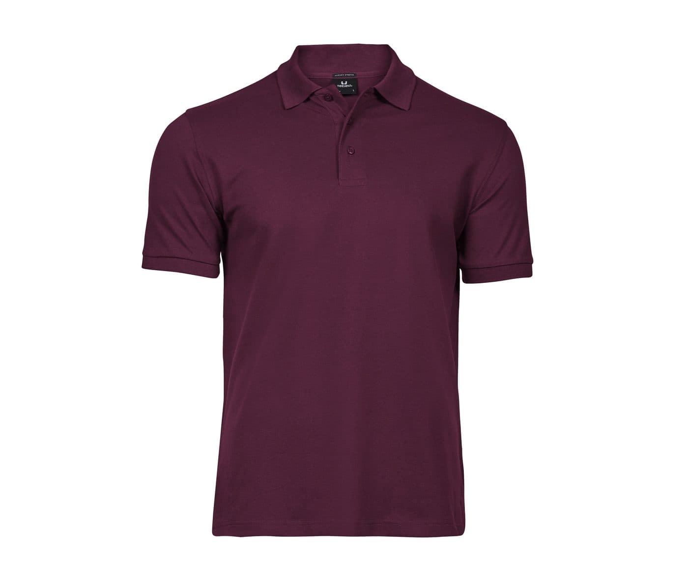 LUXURY STRETCH POLO coloris Lie-de-vin