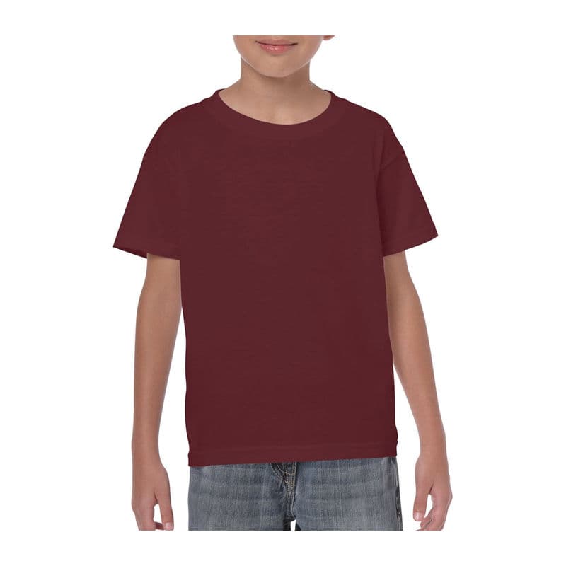 HEAVY COTTON YOUTH T-SHIRT coloris Bordeaux