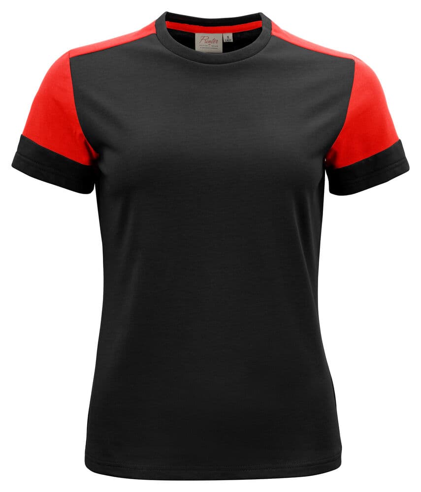 Prime T-Shirt Femmes coloris Noir / Rouge