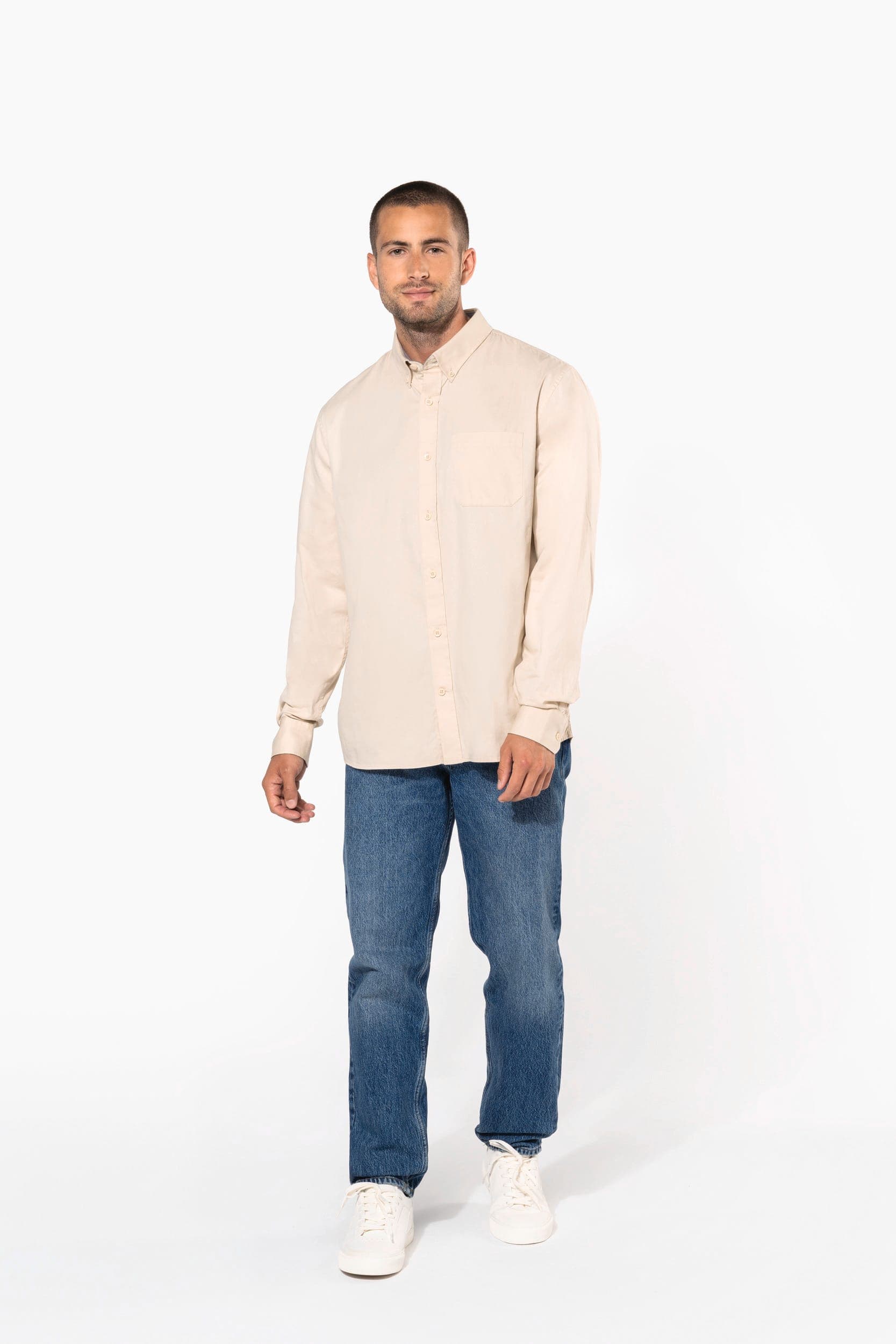 Chemise coton manches longues Nevada homme en situation