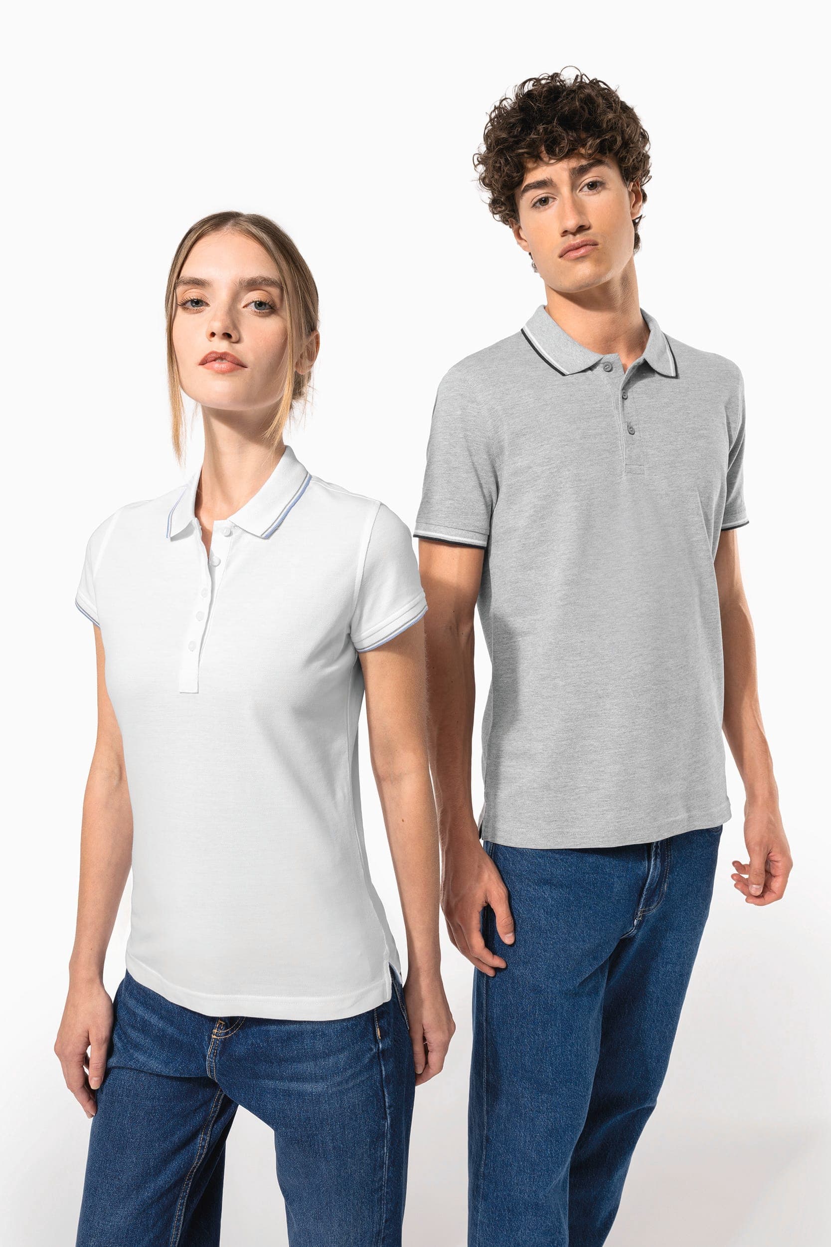 Polo maille piquée manches courtes homme en situation