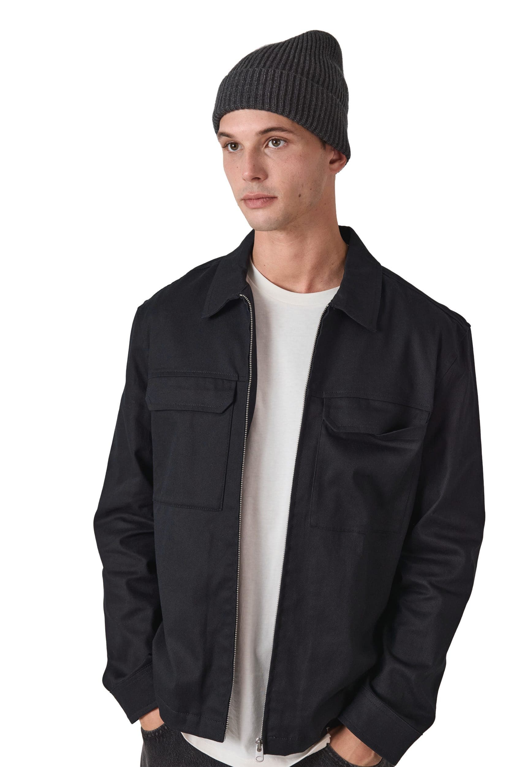 Bonnet en maille avec revers - K-up Gold Label en situation