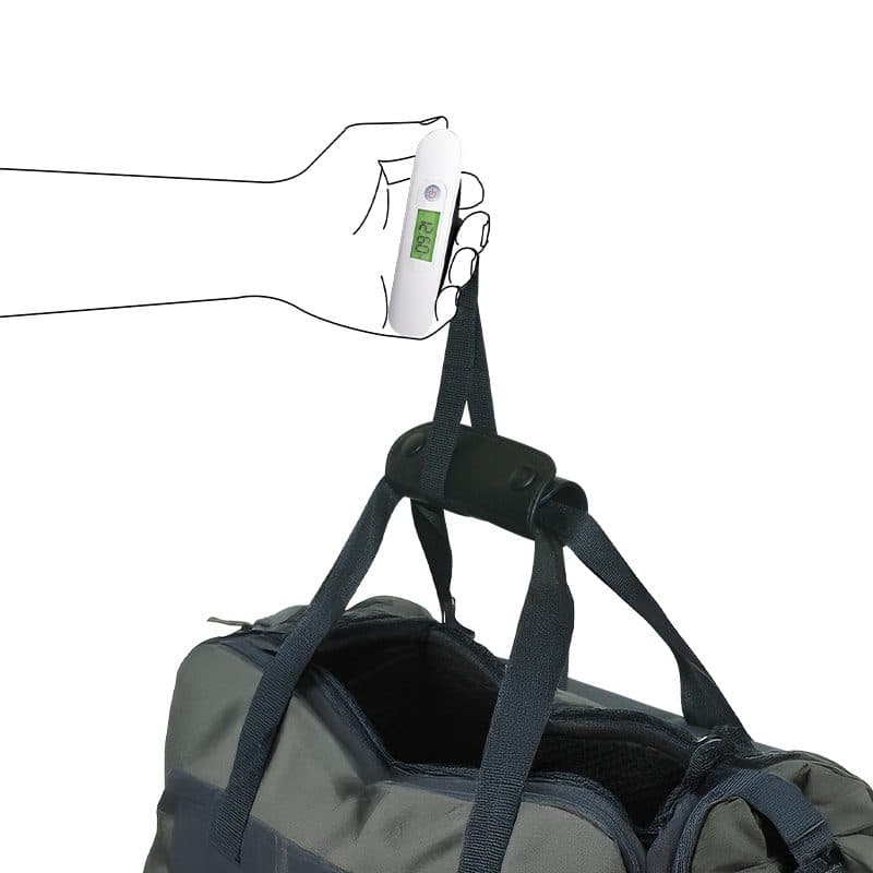 BALANCE PESE-BAGAGES en situation