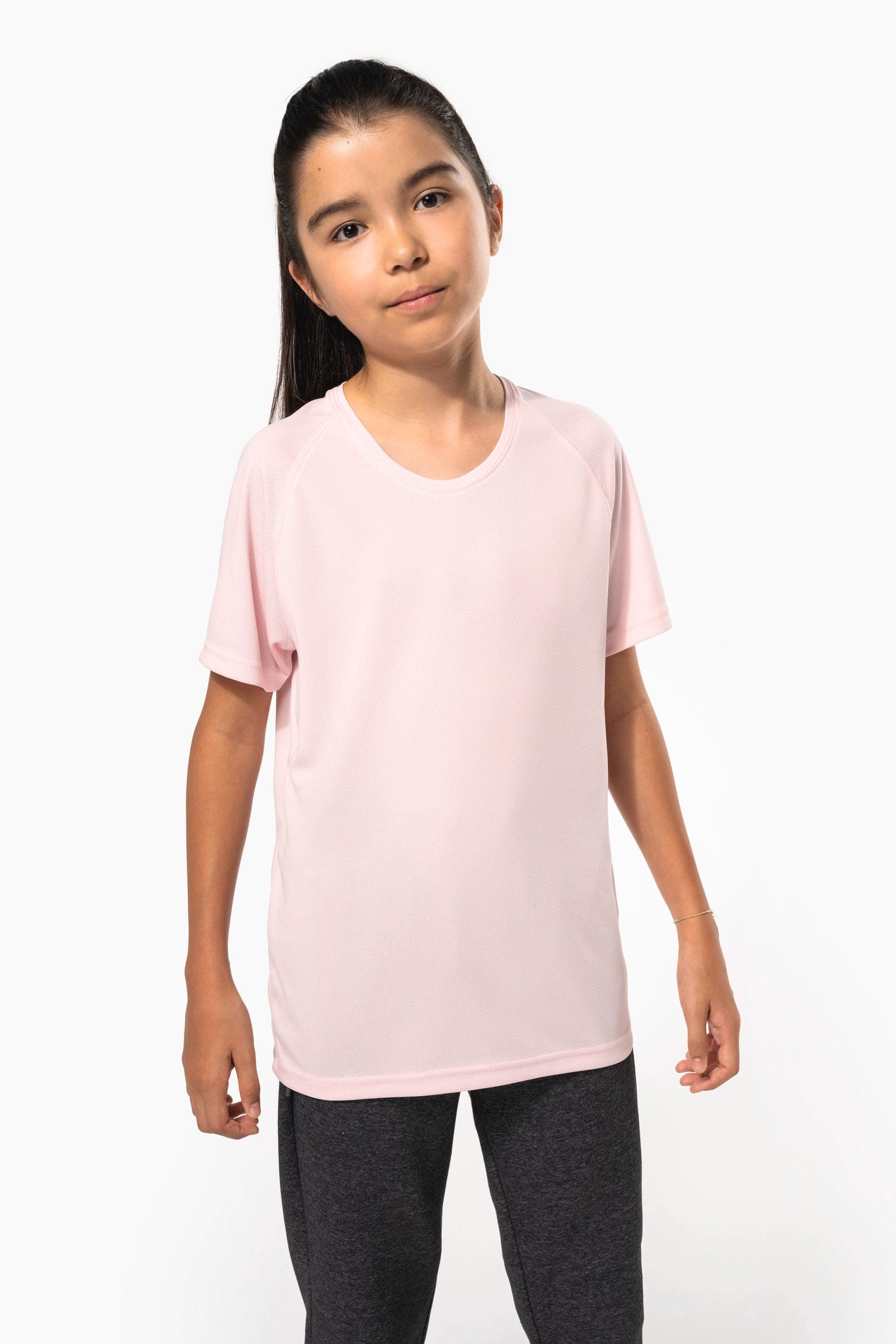 T-shirt sport manches courtes enfant en situation