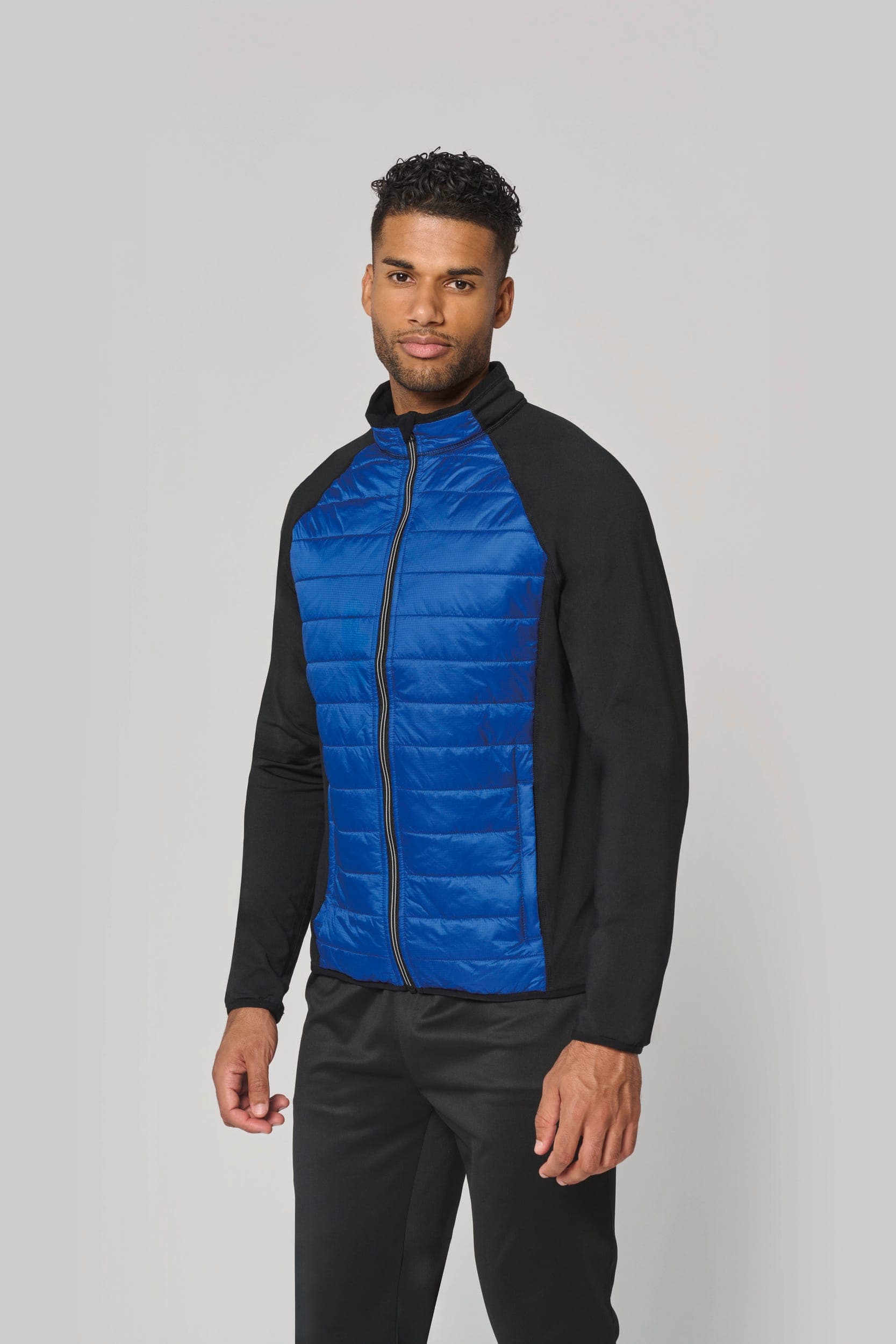 Veste sport bi-matière unisexe en situation