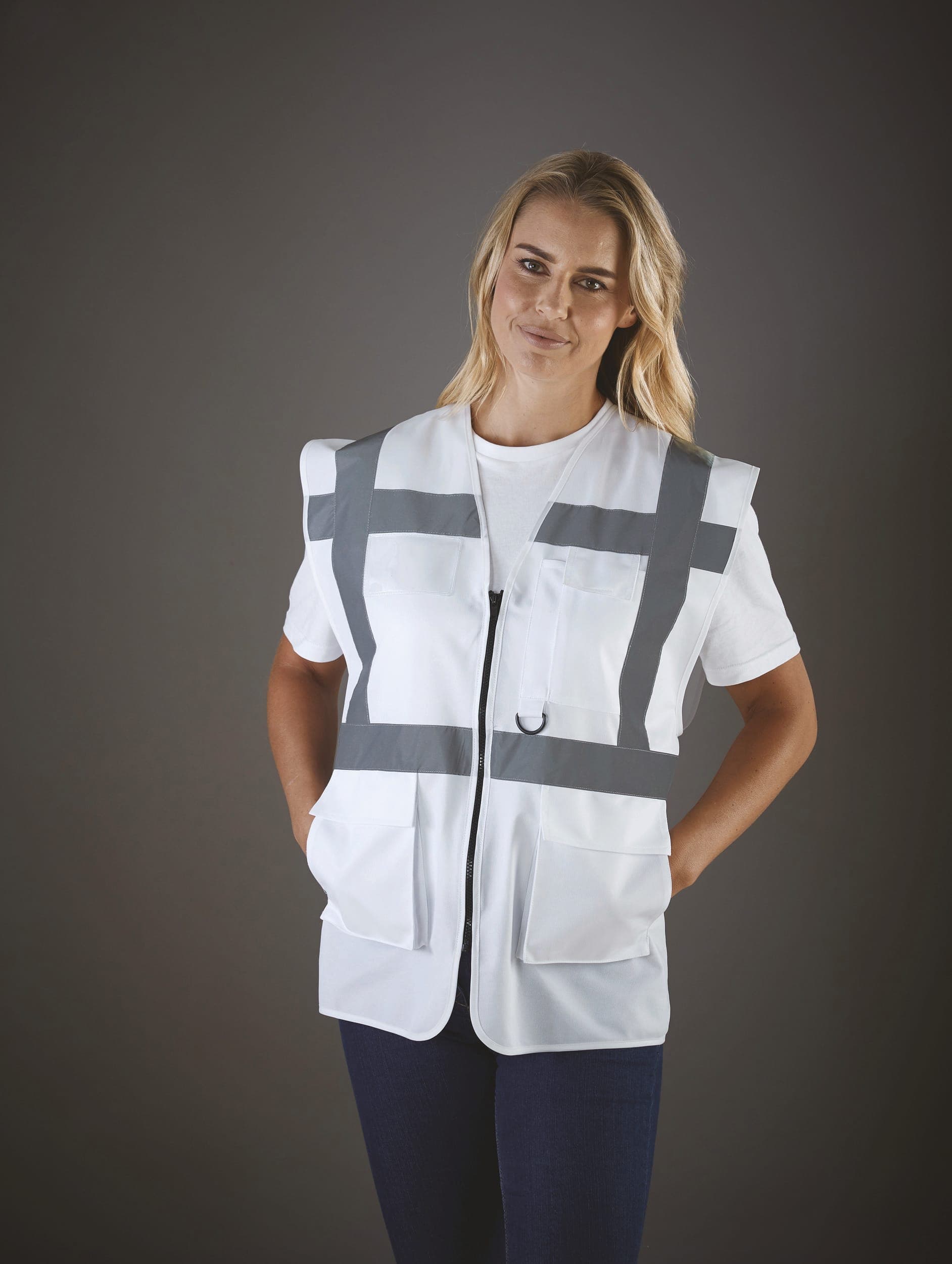 Gilet multifonction haute visibilité en situation
