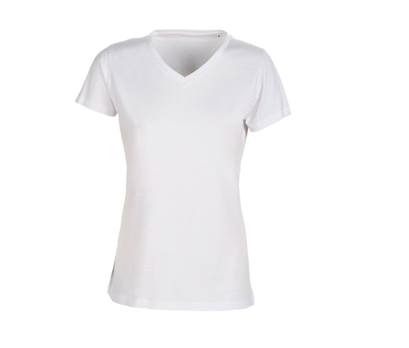 LADIES' V-NECK SUPERB TEE coloris Blanc