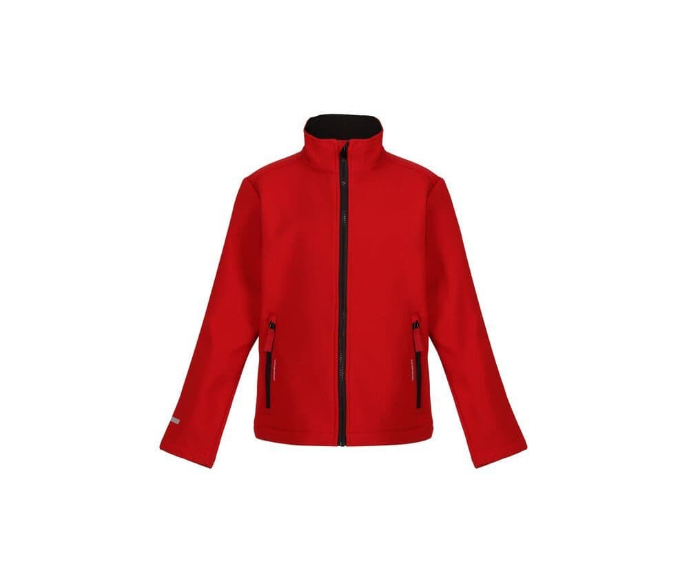 JUNIOR ABLAZE 2 LAYER SOFTSHELL coloris Noir / Rouge classique