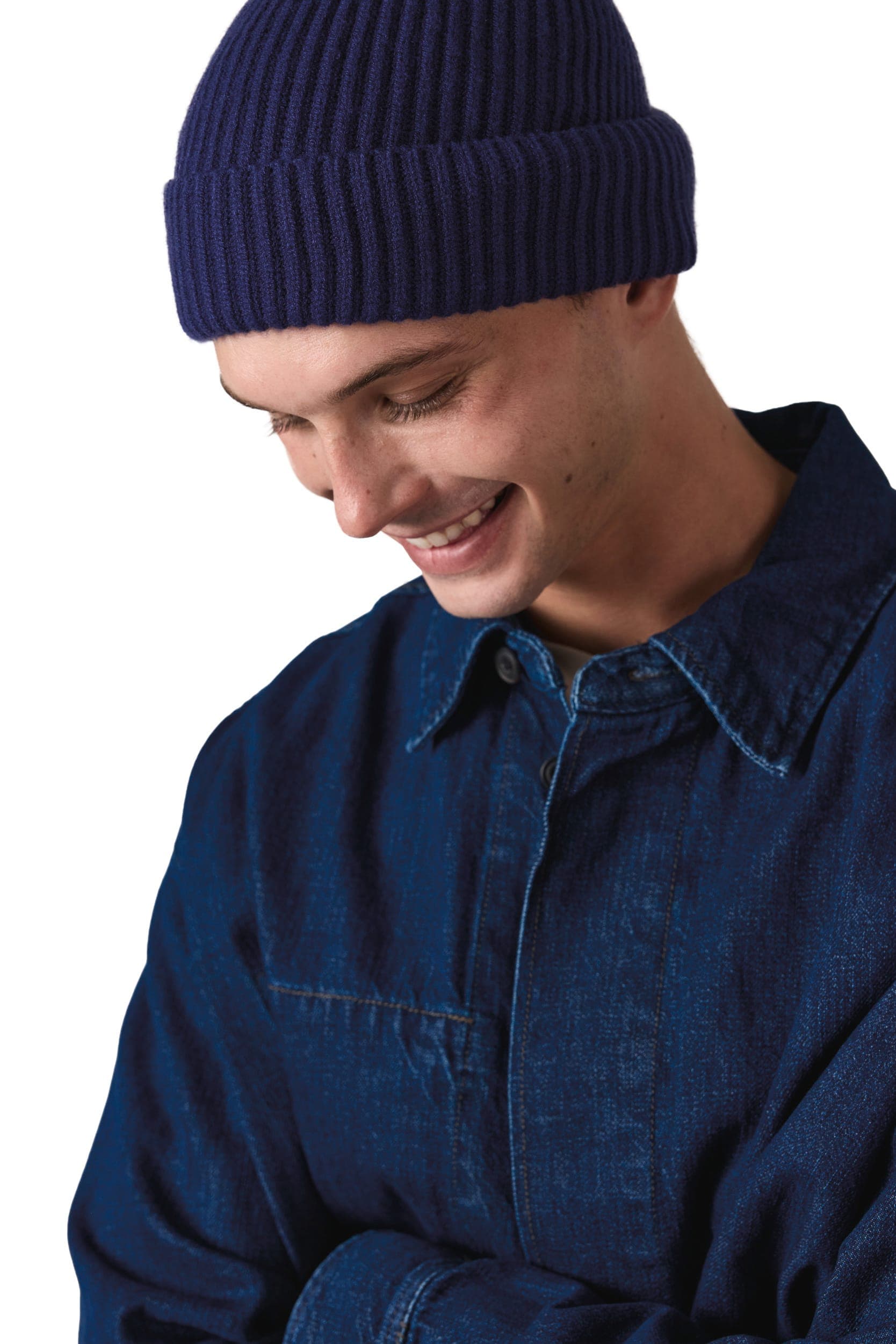 Bonnet en maille avec revers - K-up Gold Label en situation