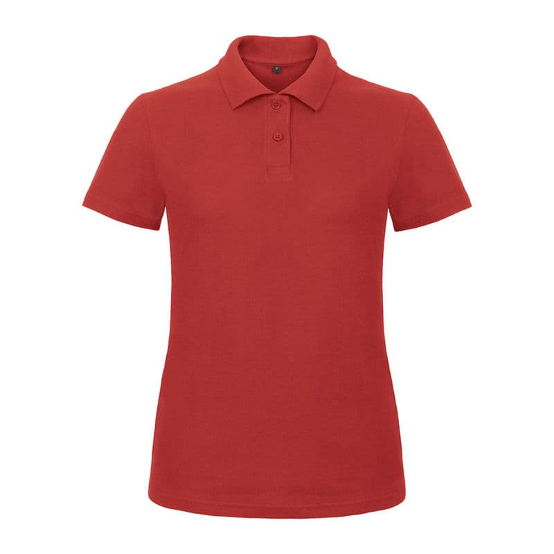 ID.001/ POLO SHIRT WOMEN coloris Rouge