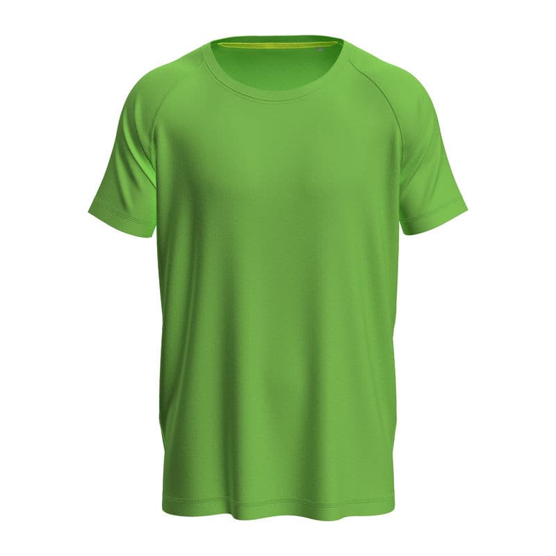 Mesh Raglan Unisex T-shirt coloris Vert kiwi