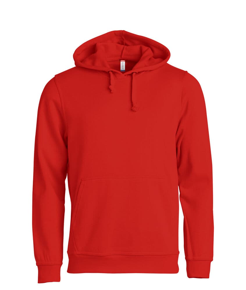 Clique Basic Hoody coloris Rouge