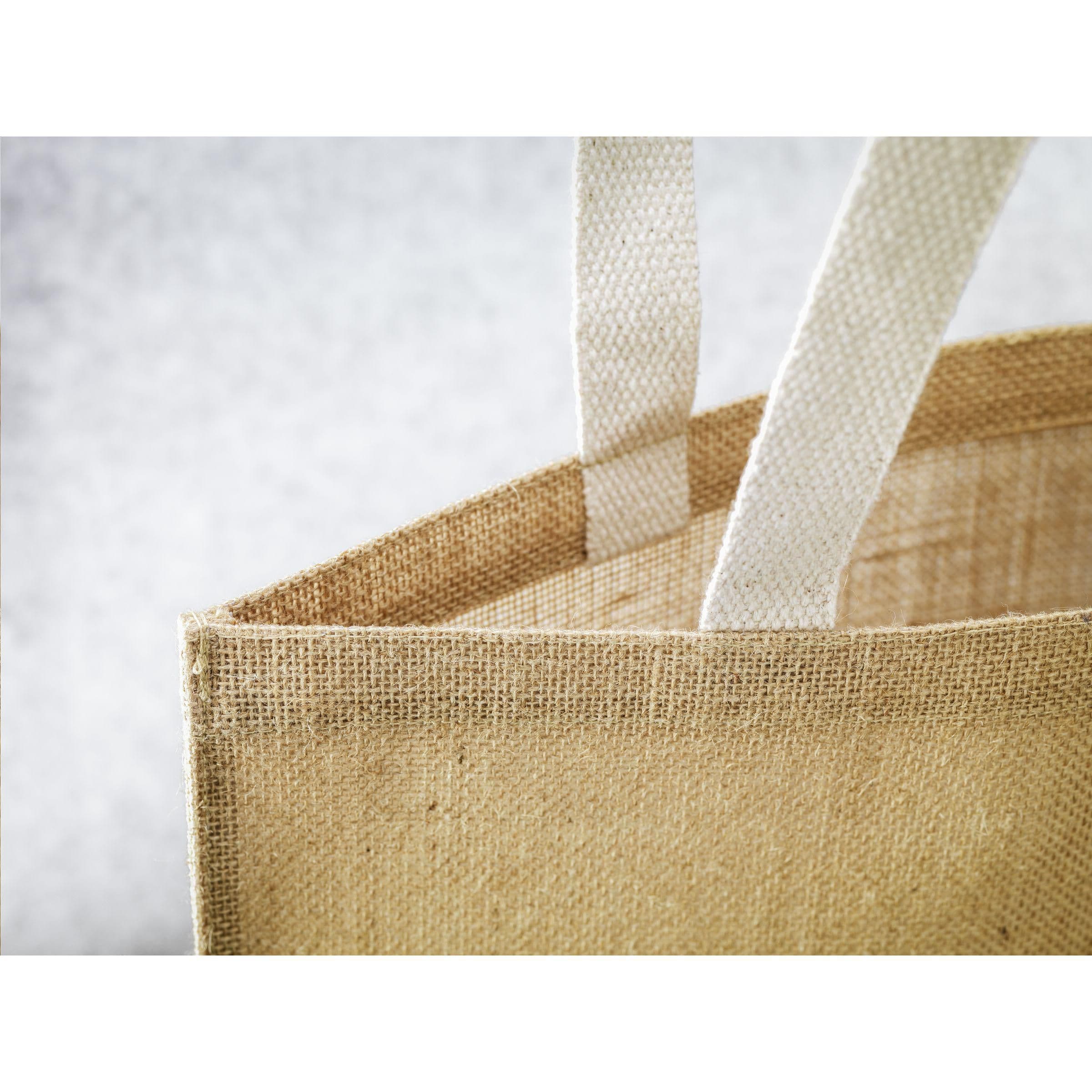 Sac shopping Madrid jute 320 g/m² en situation
