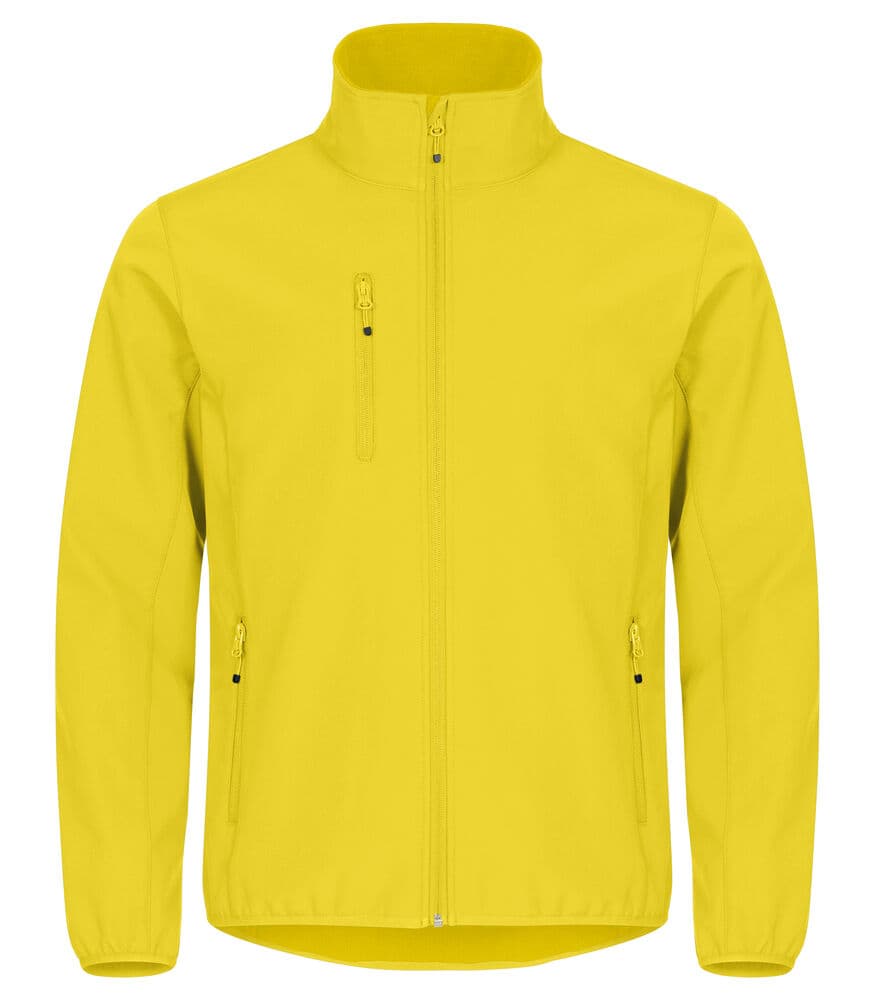 Clique Classic Softshell Jacket coloris Citron