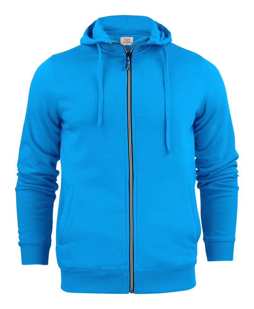 Sweat-shirt Fermeture Complète Hommes coloris Bleu océan