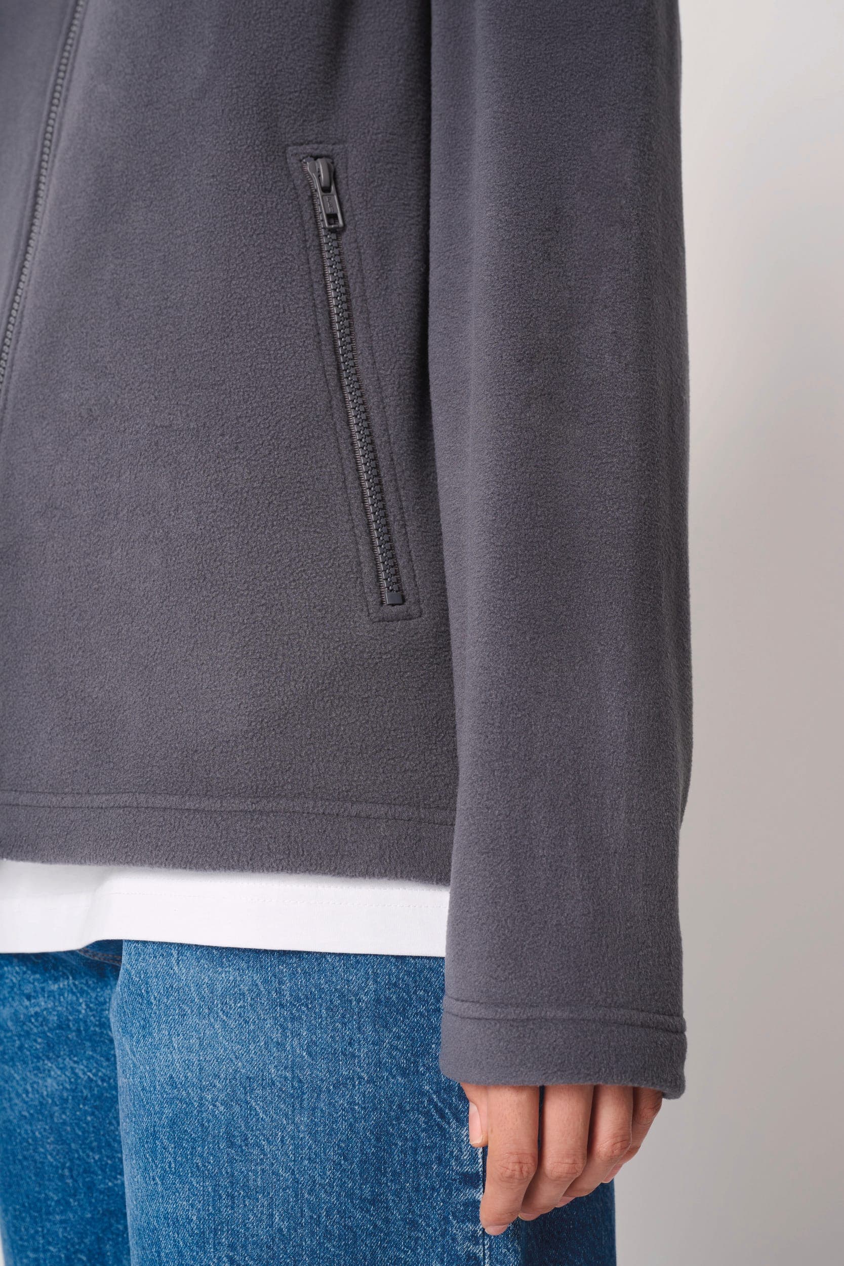 Veste polaire unisexe en situation