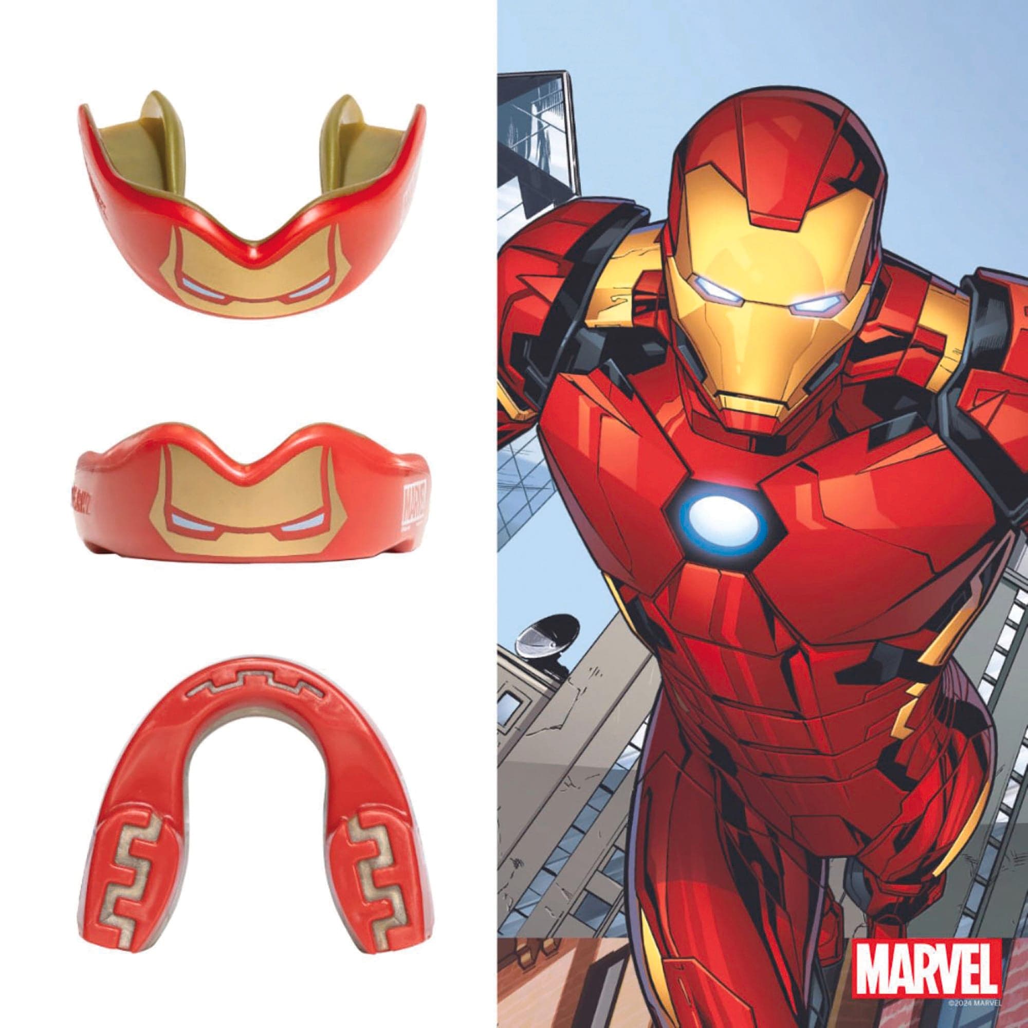 Protège-dents Marvel en situation