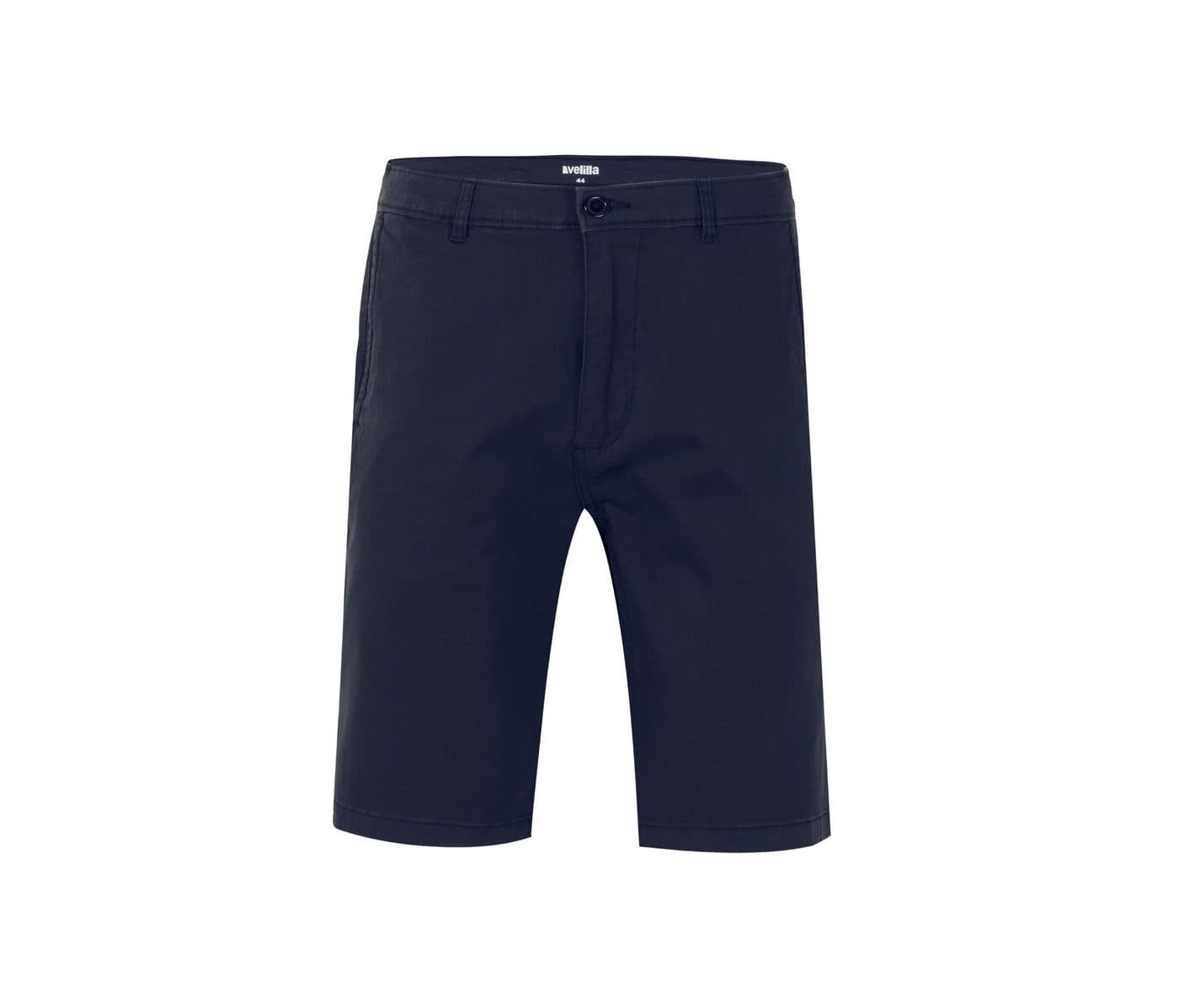 BERMUDA CHINO STRETCH UNISEXE coloris Bleu marine