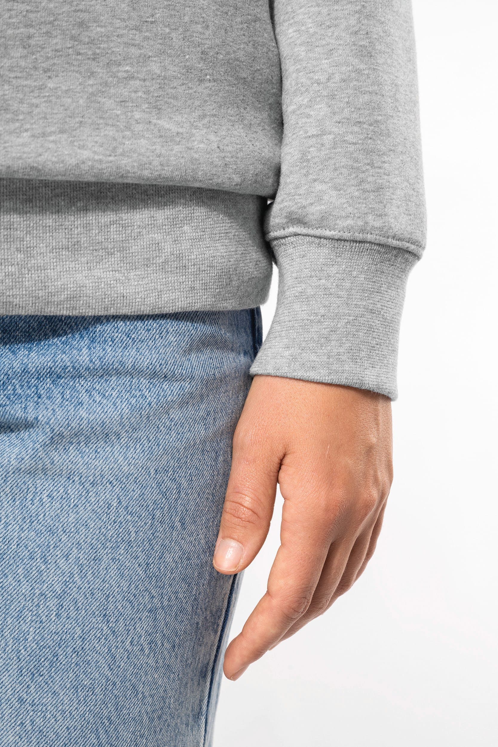 Sweat-shirt col rond 80/20 unisexe en situation