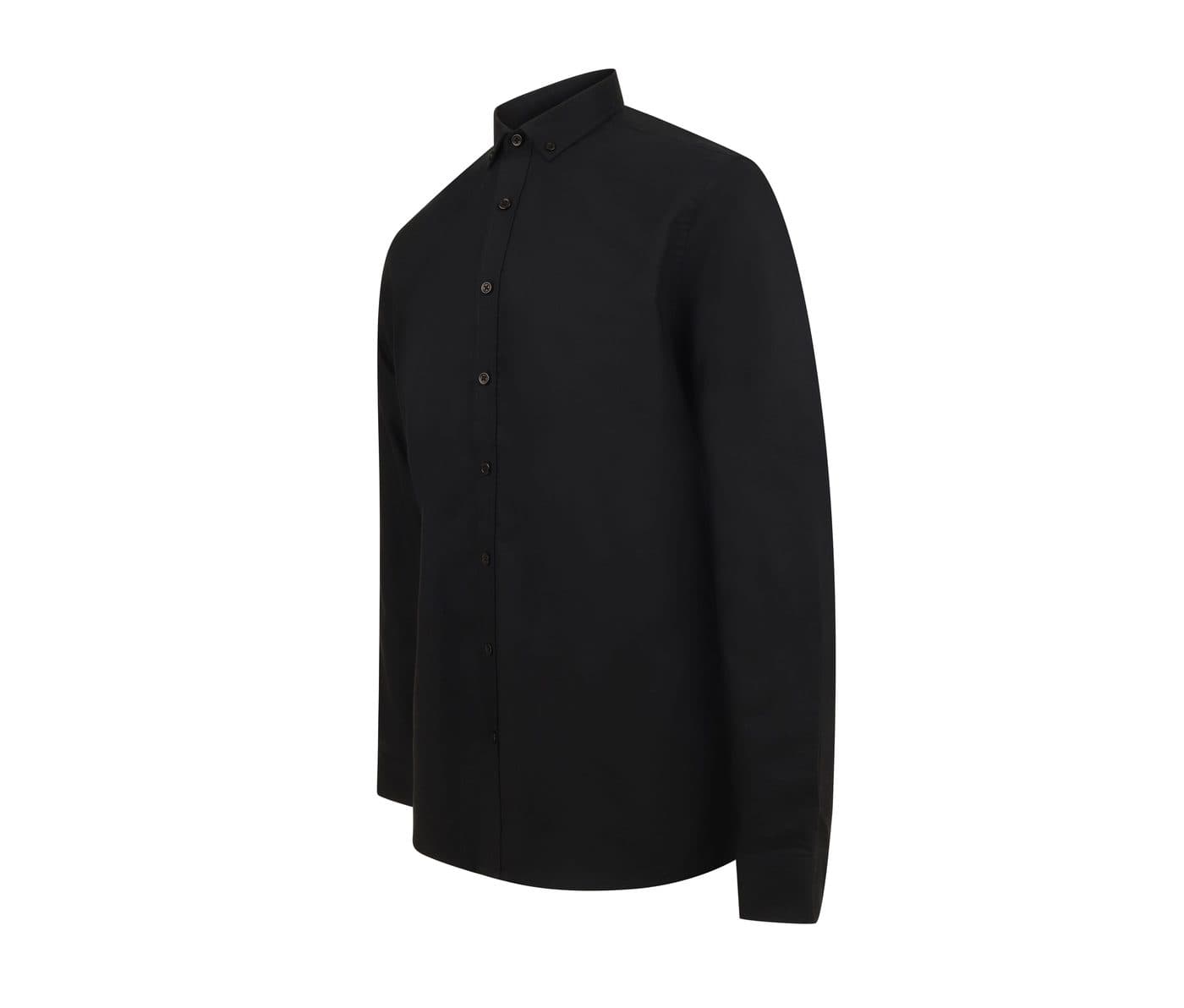 MEN’S MODERN L/S OXFORD SHIRT – REGULAR FIT coloris Noir