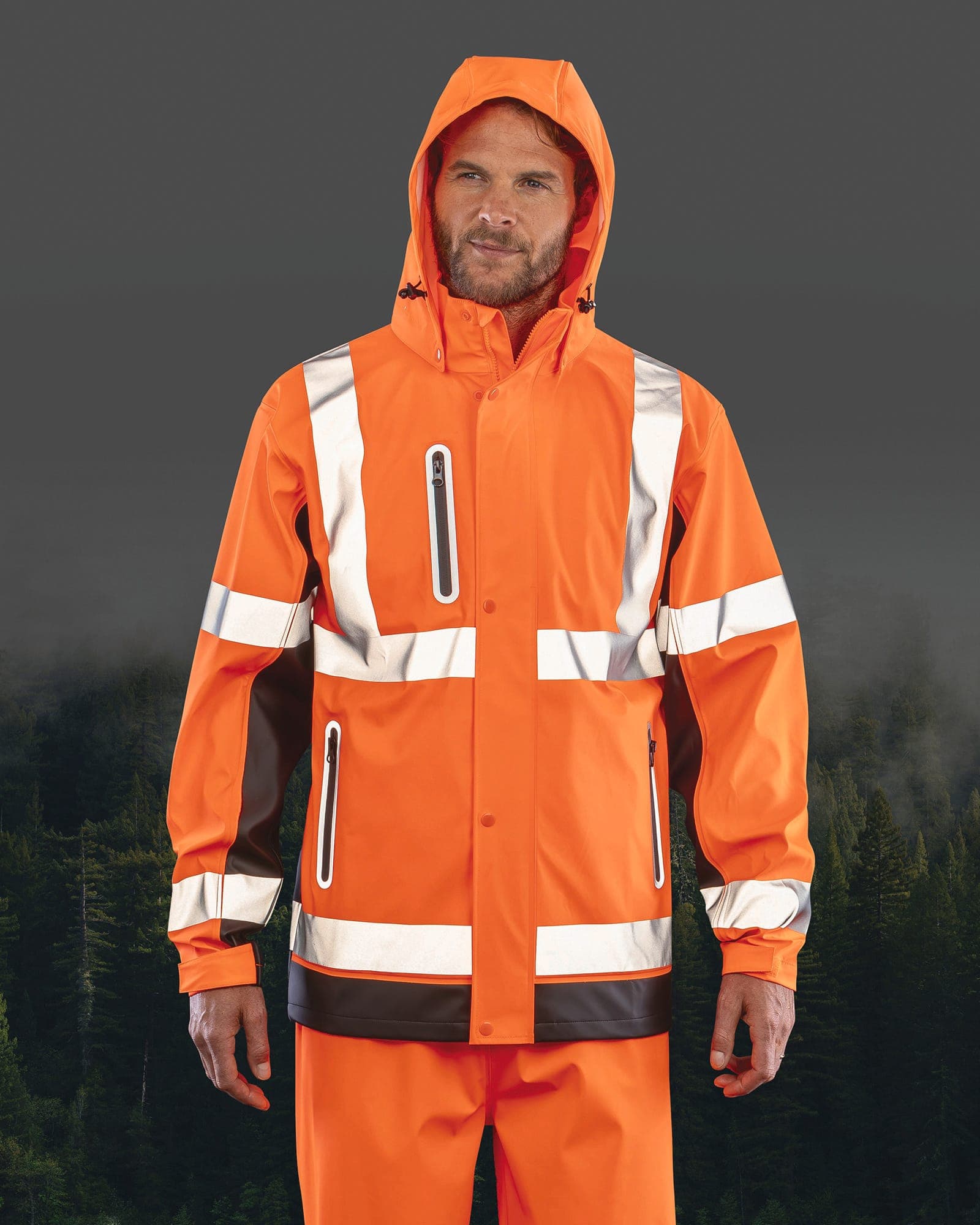 Veste Prism PU Safe & Dry en situation