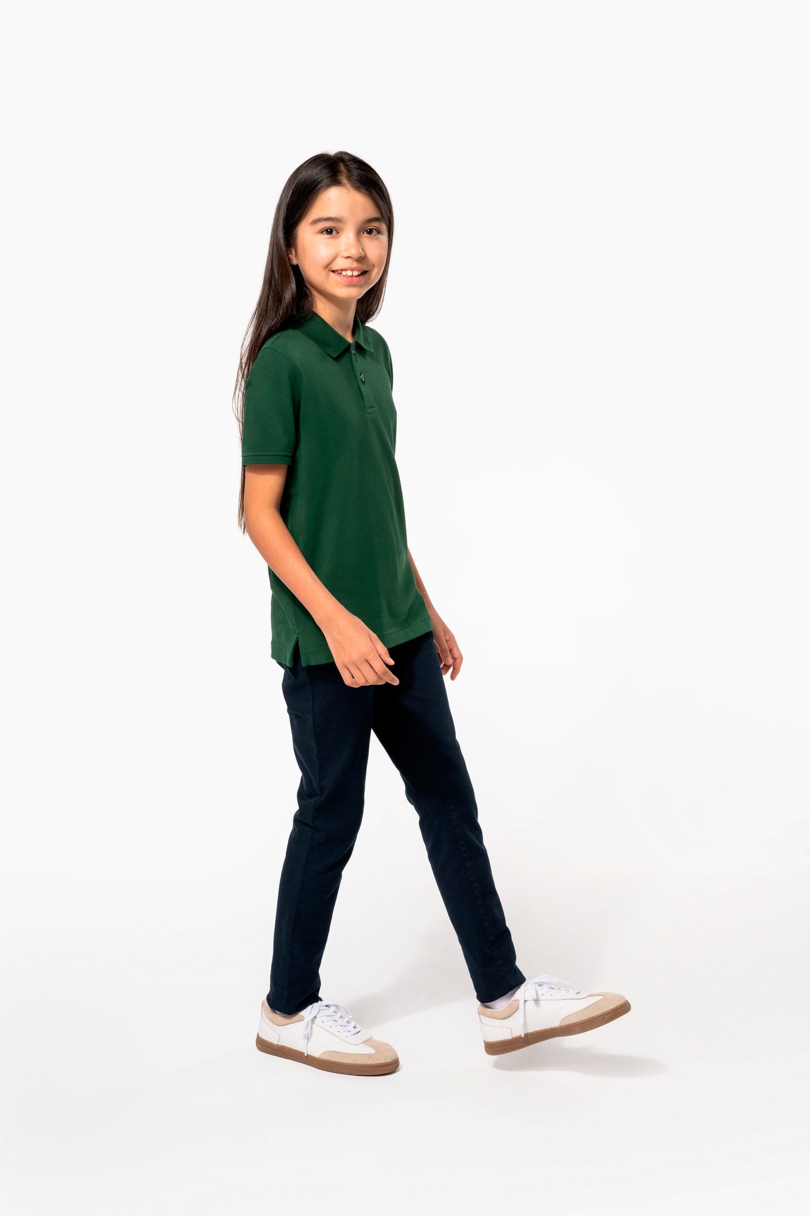 Polo piqué Bio180 enfant en situation