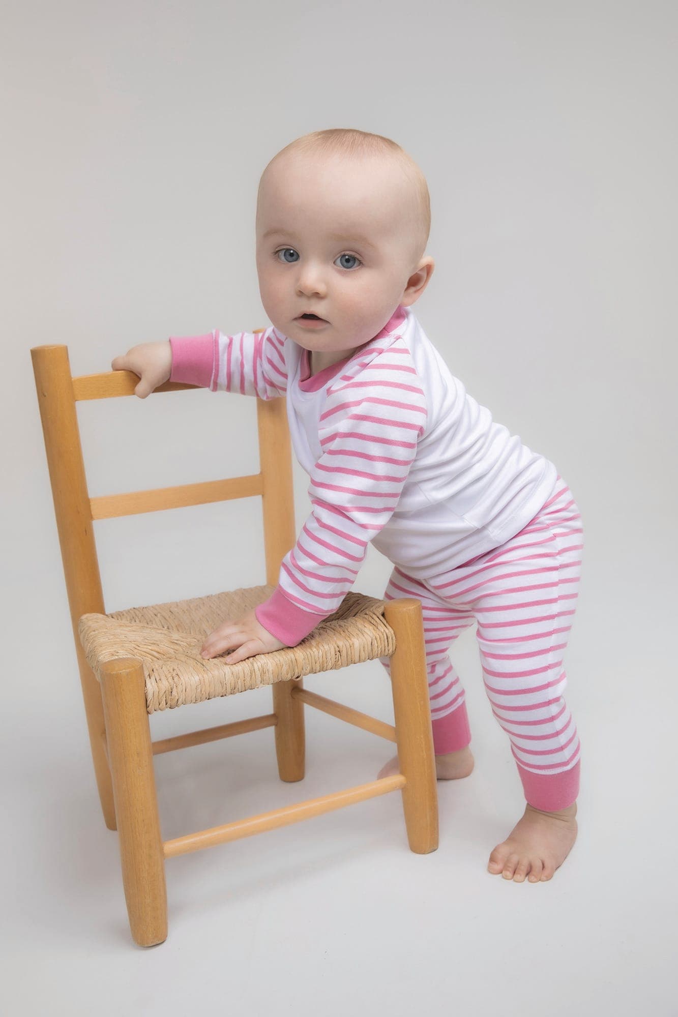 Pyjama à rayures en situation