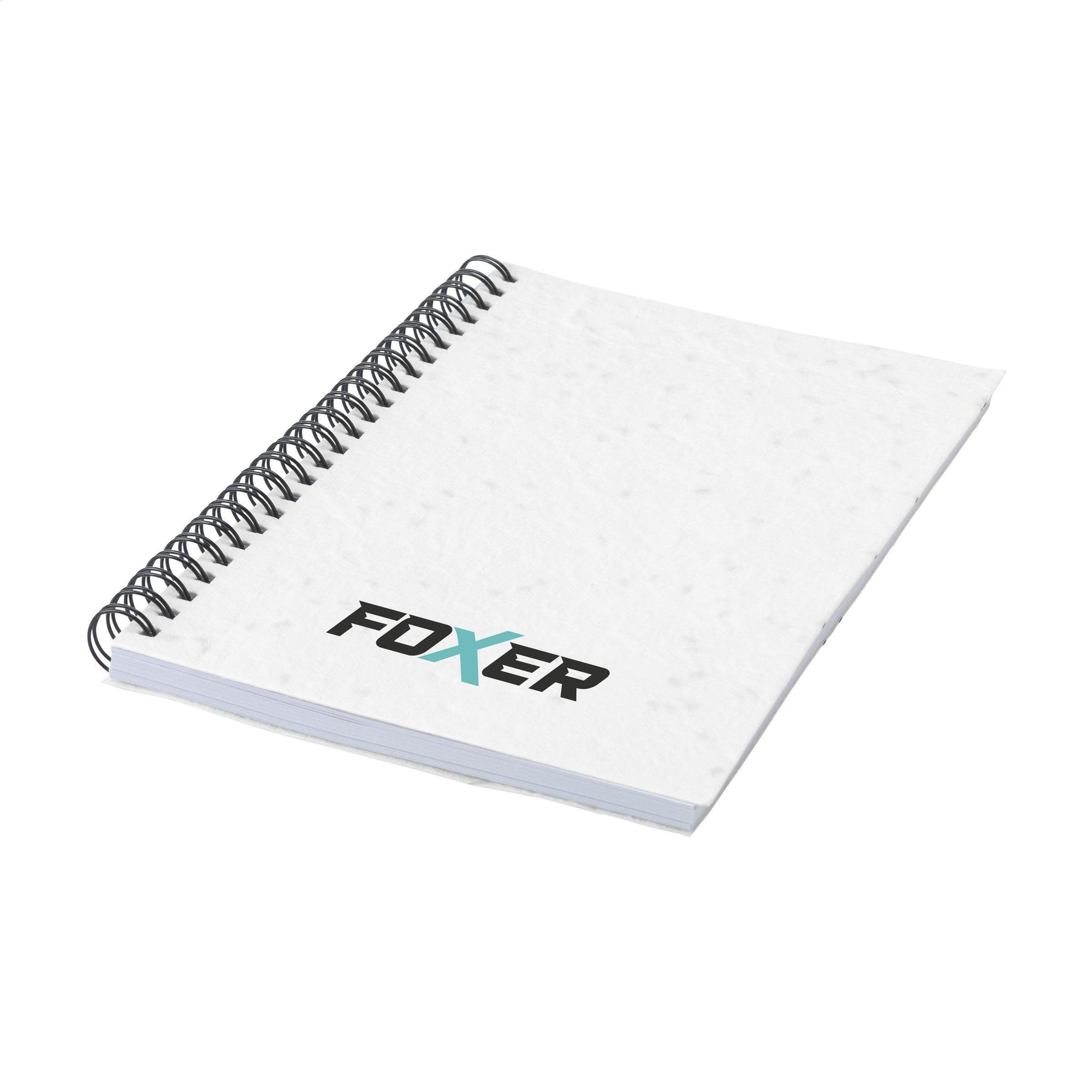 Carnet de notes A5 Seed Paper en situation