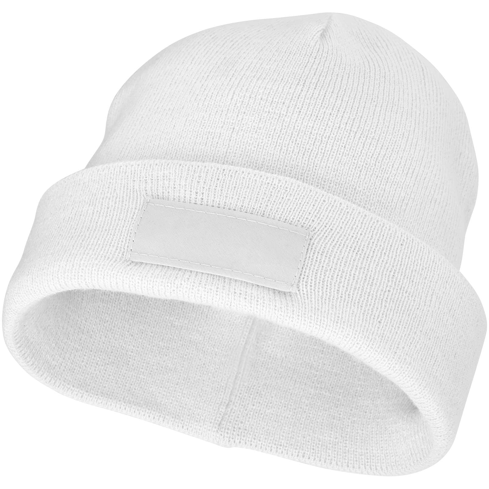 Bonnet avec patch Boreas coloris Blanc