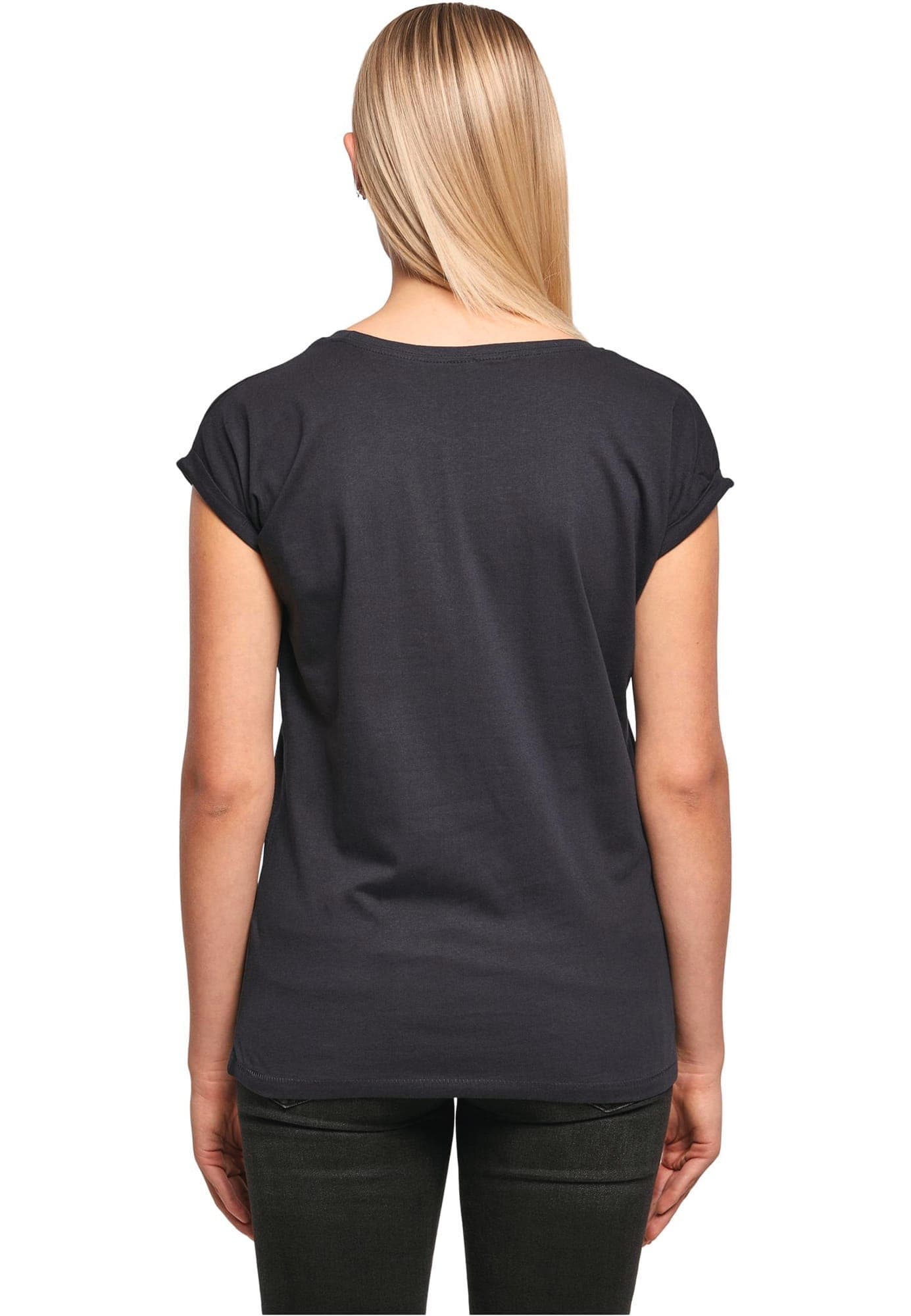 T-shirt manches à revers femme en situation