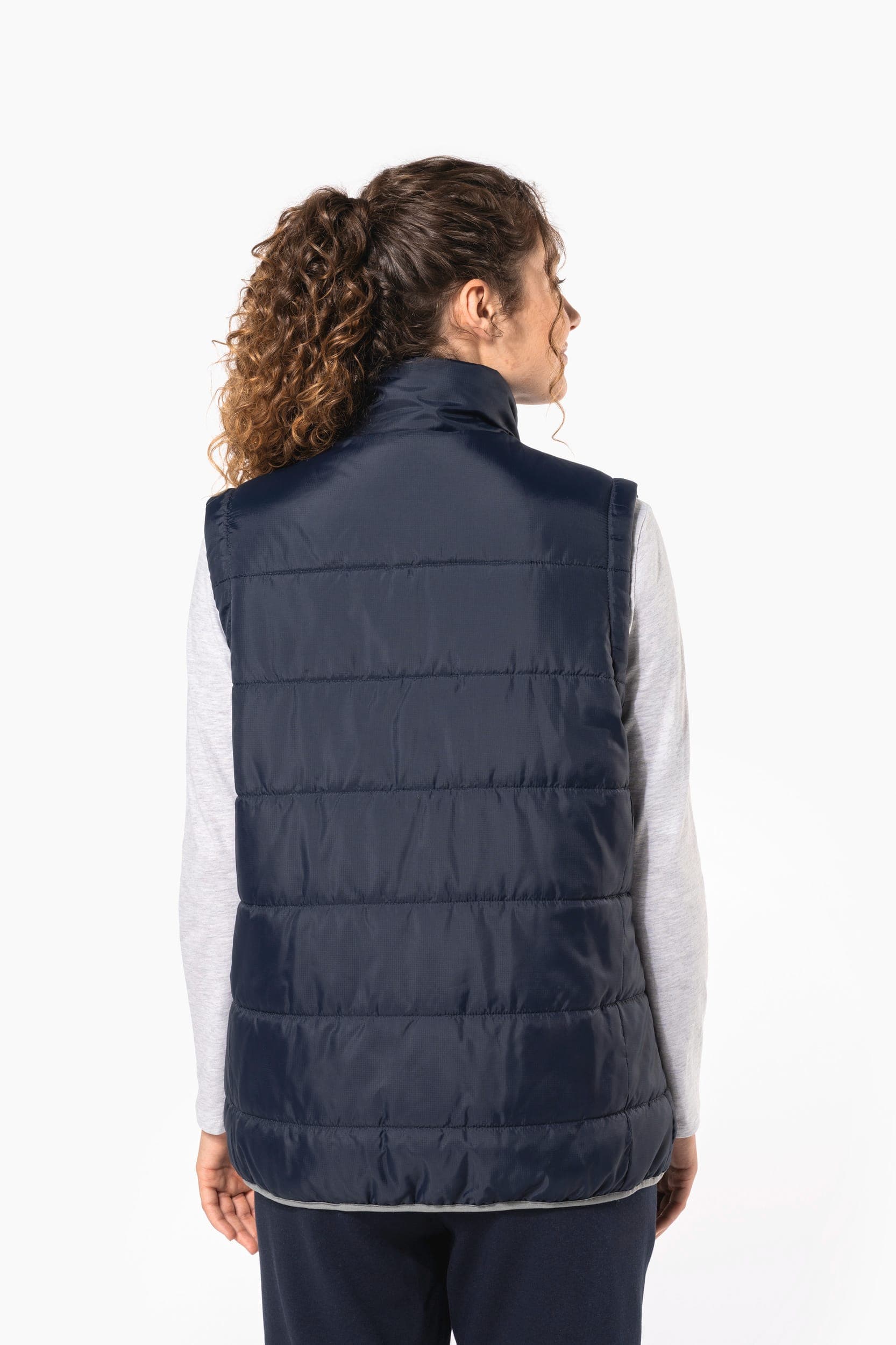 Bodywarmer matelassé unisexe en situation