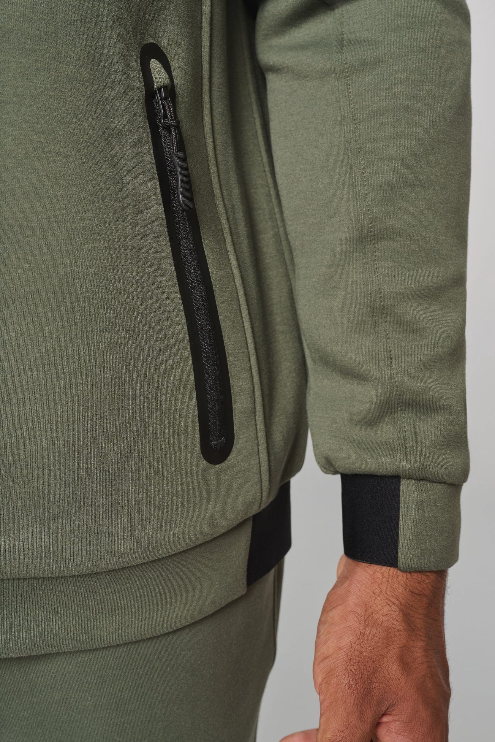 Veste à col montant homme en situation