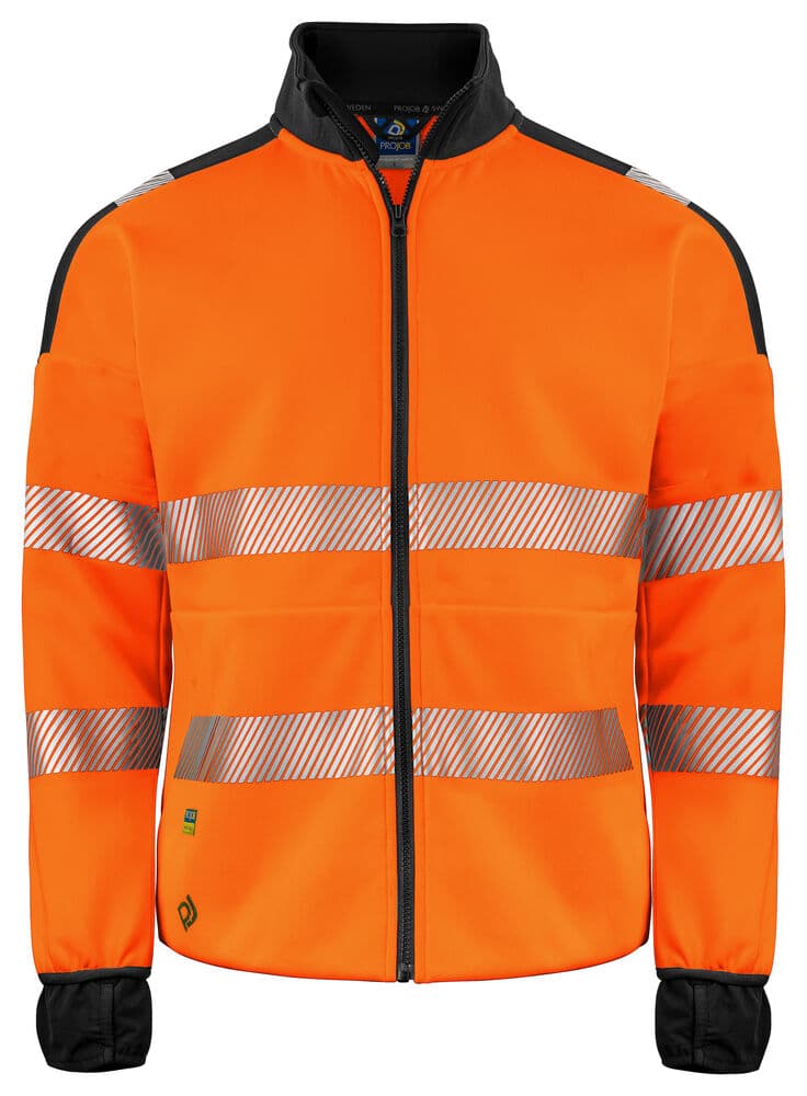 6109 SWEAT-SHIRT SIGNALISATION AVEC FERMETURE ÉCLAIR LONGUE EN ISO 20471 CLASSE 3