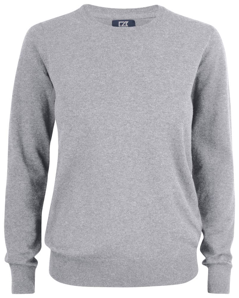 Pull col ras du cou Cutter & Buck Oakville femme coloris Gris chiné