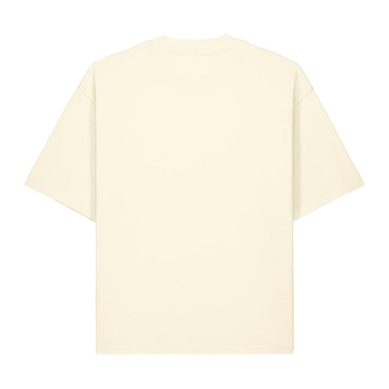 The unisex heavy weight boxy t-shirt coloris Crème