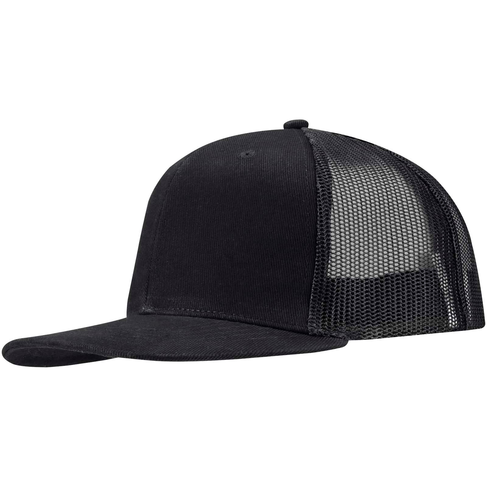 Casquette à 6 panneaux Drift Snapback de 260 g/m2 coloris Noir