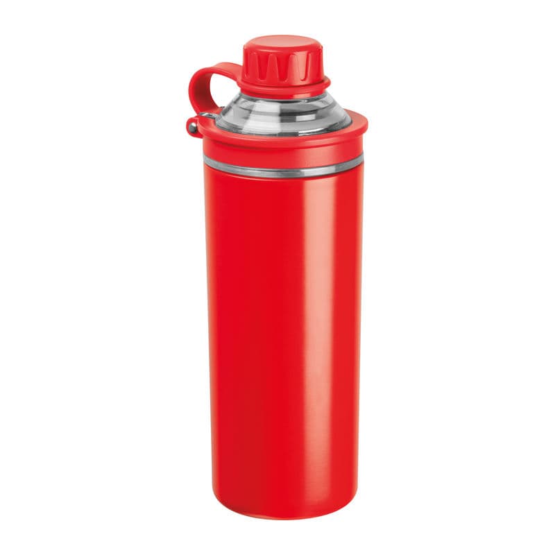 Bouteille en acier inoxydable à double paroi « Monz » coloris Rouge