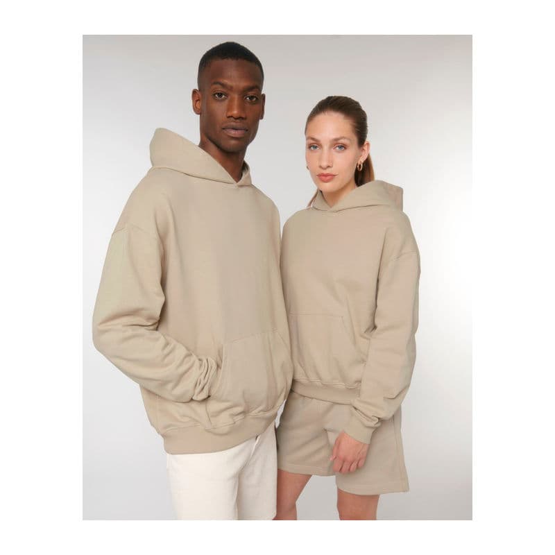 Cooper Dry unisex boxy hoodie  coloris Gris poussière désert