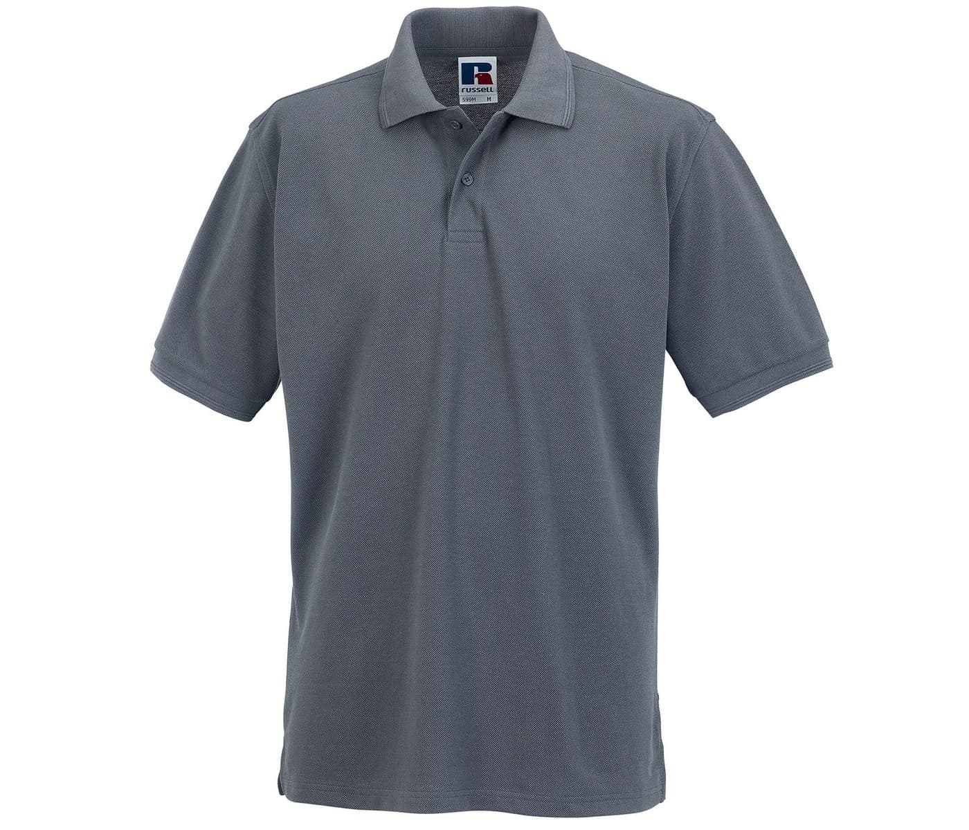 HARDWEARING POLYCOTTON POLO coloris Gris convoi