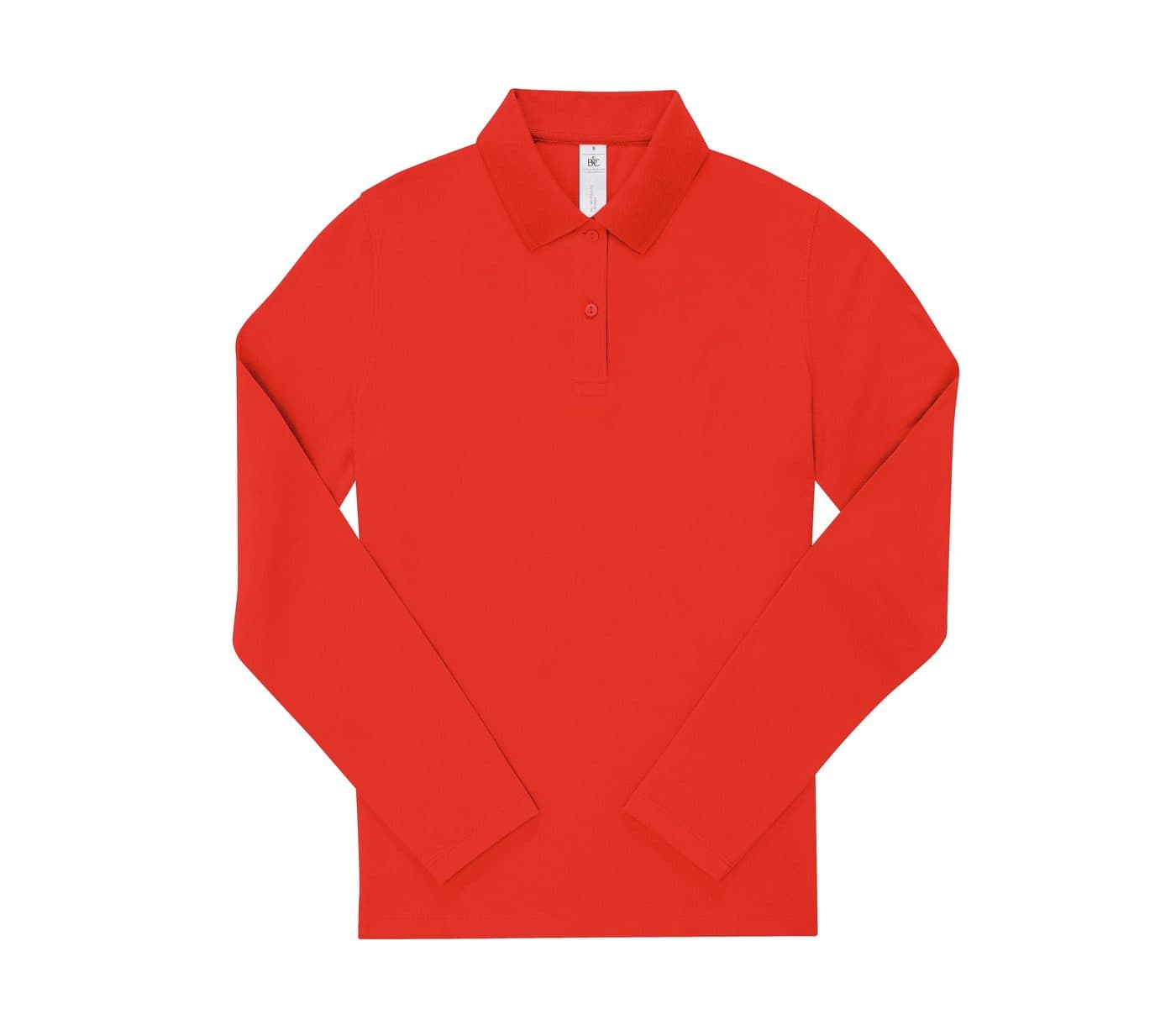 B&C MY POLO 210 LSL /WOMEN coloris Rouge