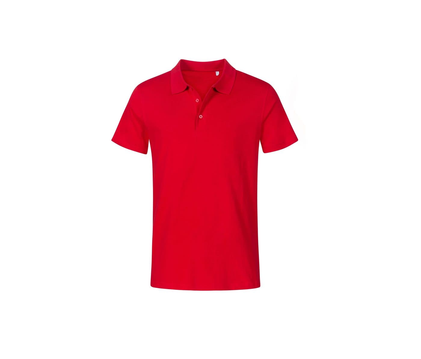 MEN'S JERSEY POLO coloris Rouge feu
