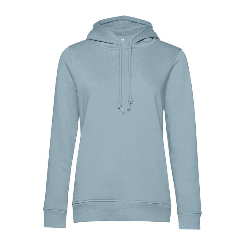 B&C INSPIRE HOODED /WOMEN coloris Bleu brume